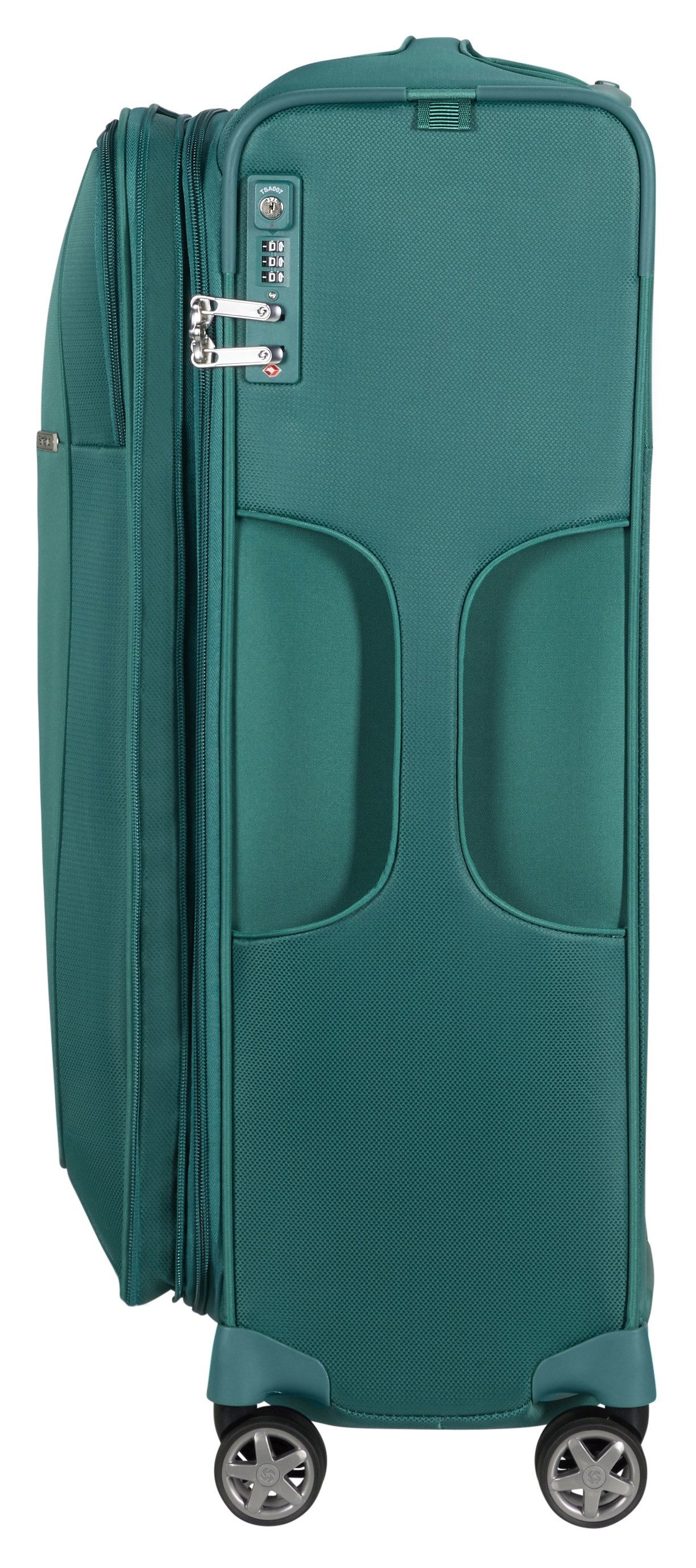Samsonite Zachte bagage trolley D'LITE Harde koffer reiskoffer TSA-cijferslot in klassiek ontwerp