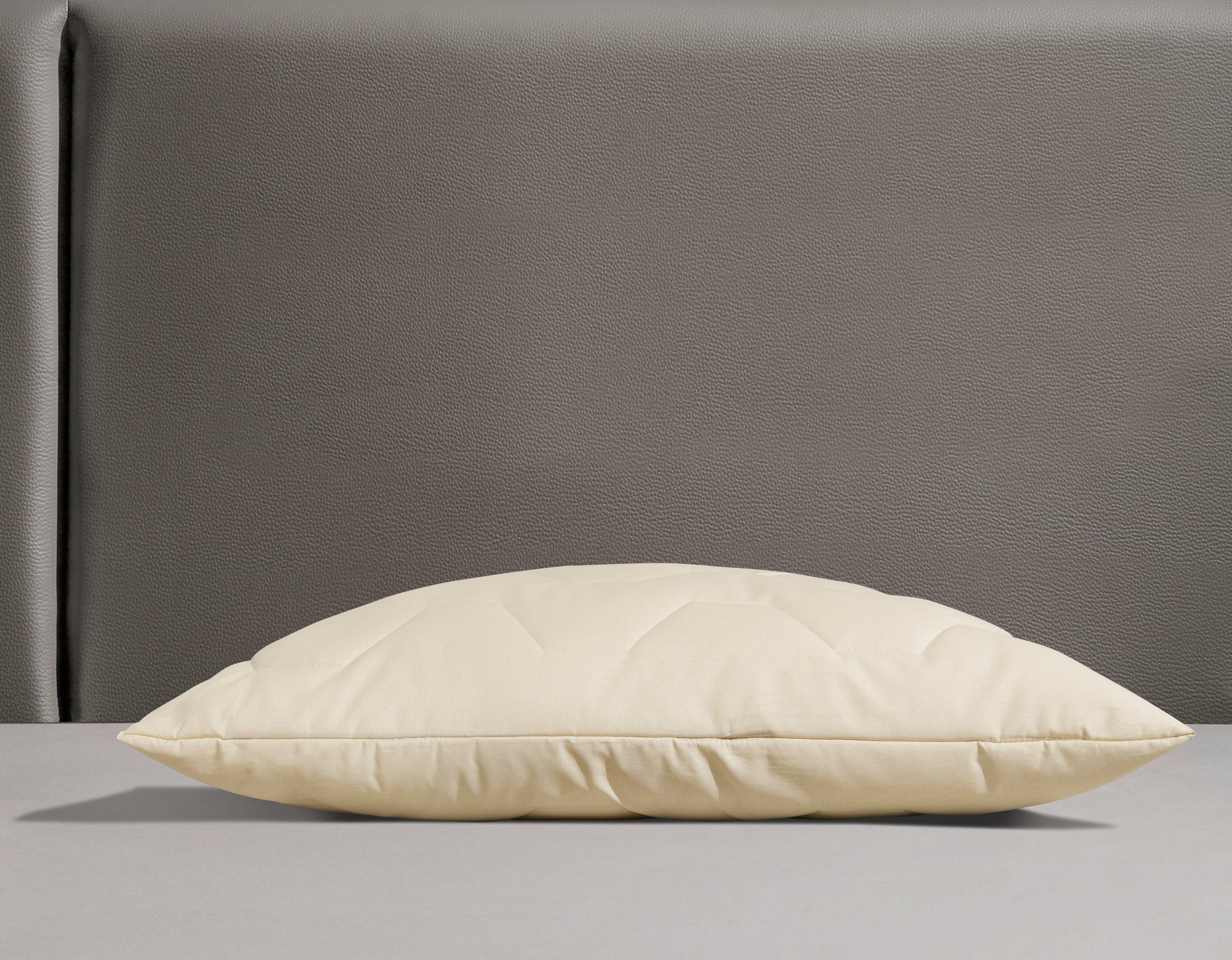 Älgdröm Dekbed van natuurlijke vezels + hoofdkussen Dekbed 135x200 cm, deken van natuurlijke materialen Set met kussen 80 x 80 cm, winter en zomer, Made in Germany (voordeelset)