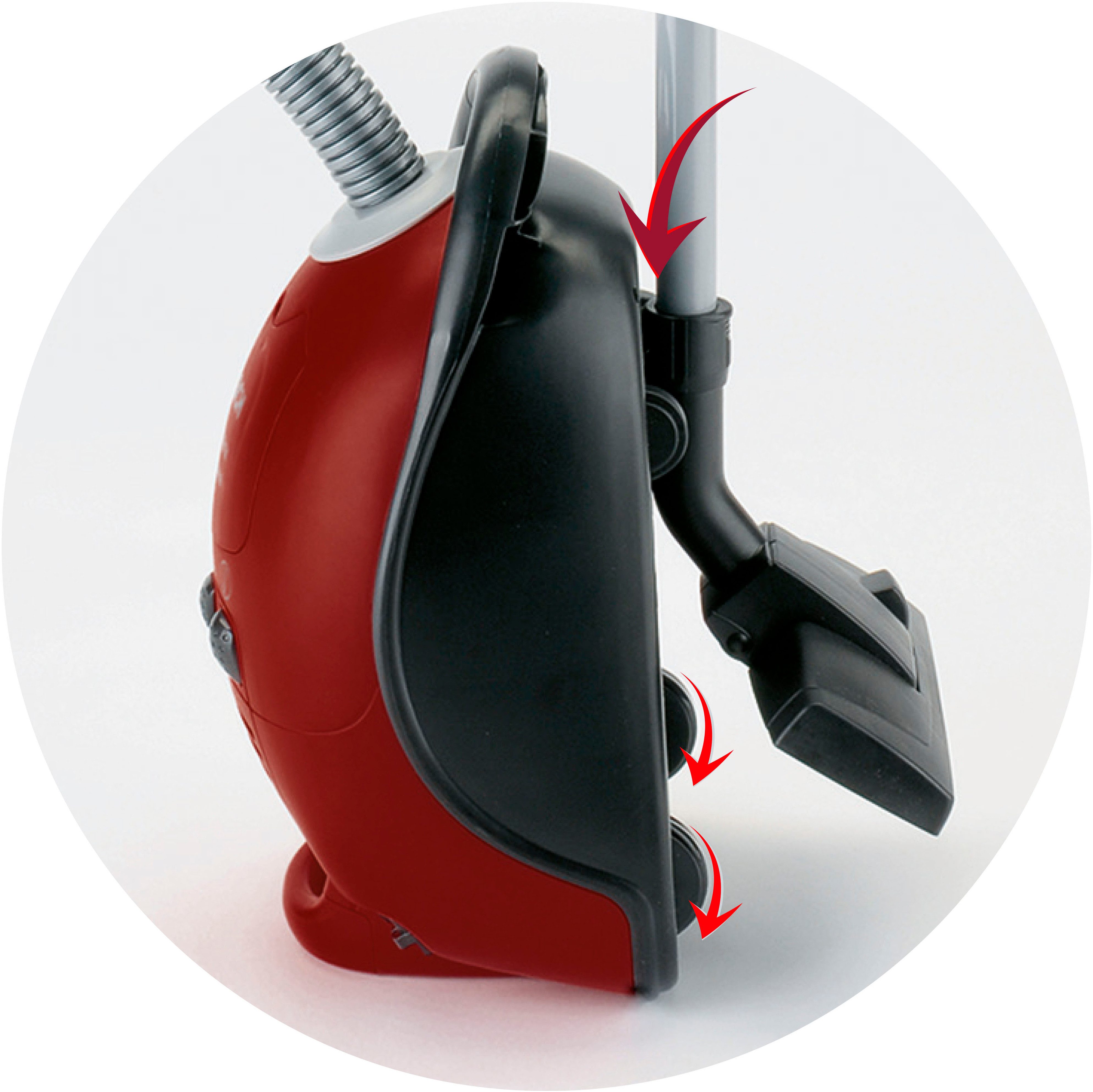 Klein Kinder-stofzuiger Bosch stofzuiger, rood