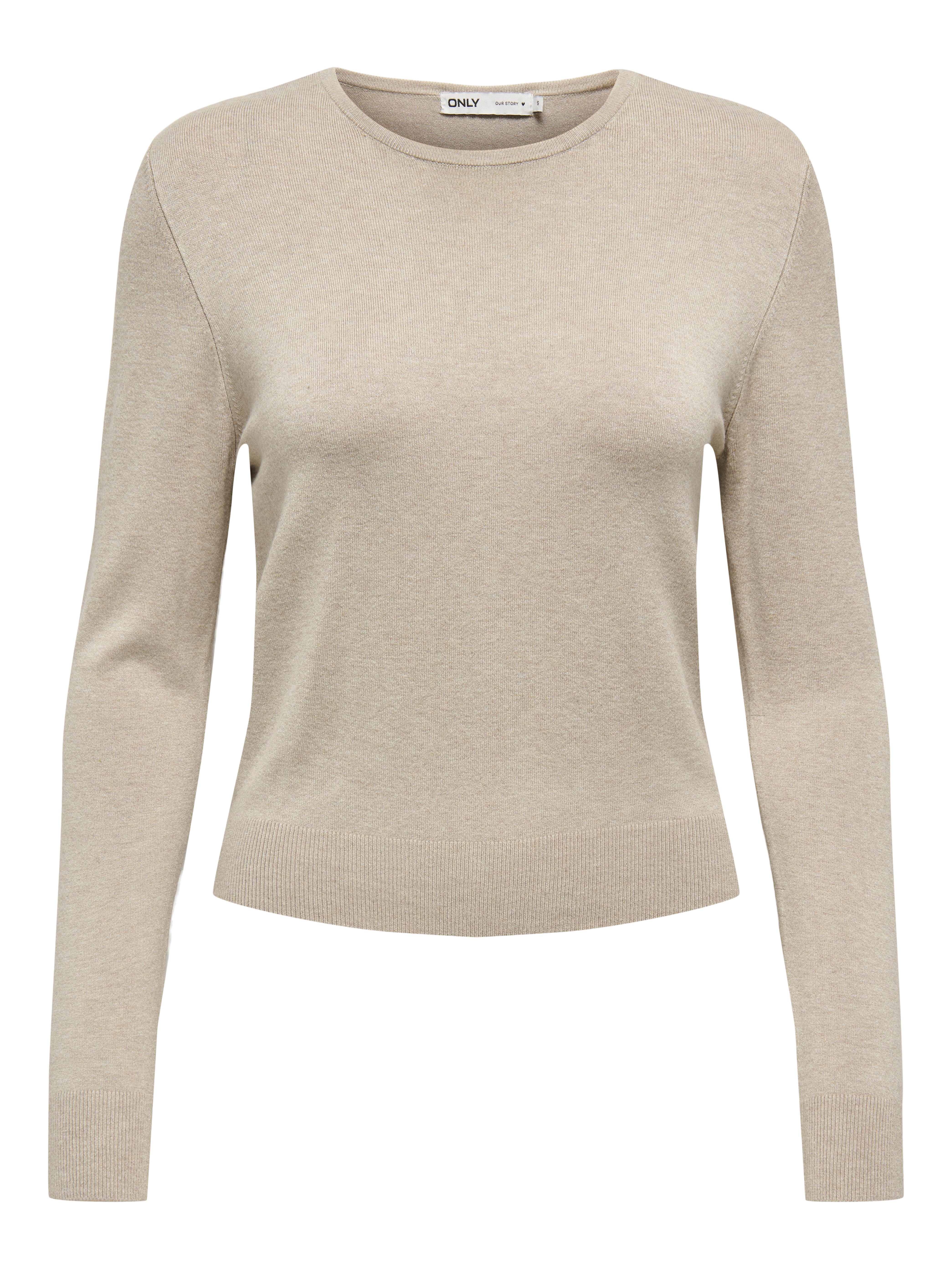 Only Gebreide trui ONLVENICE LIFE LS ONECK PULLOVER KNT NCA