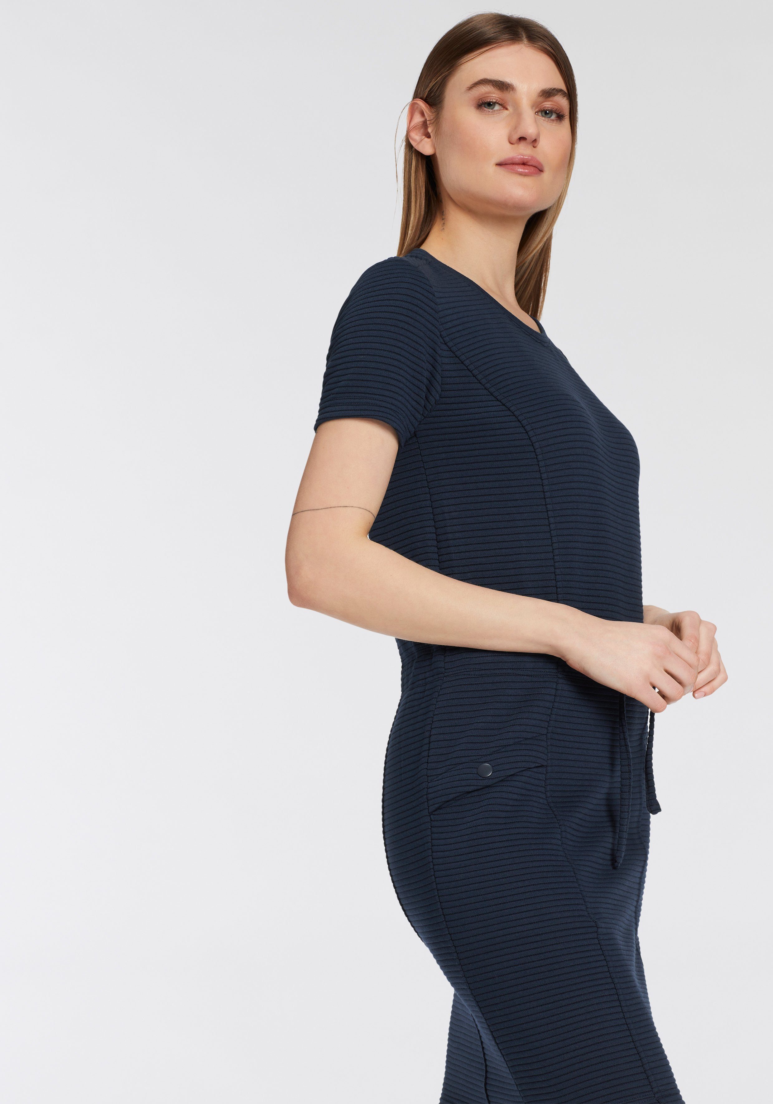 Polarino Shirtjurk Korte mouwen met steekzakken