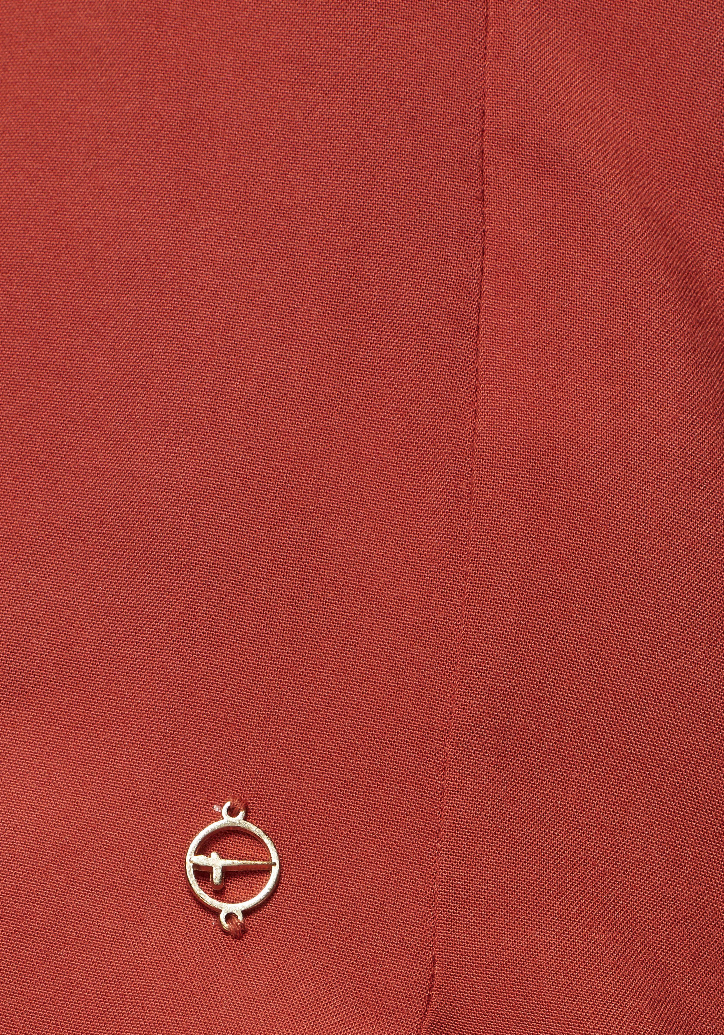 Tamaris Shirtblouse met een afgeronde zoom