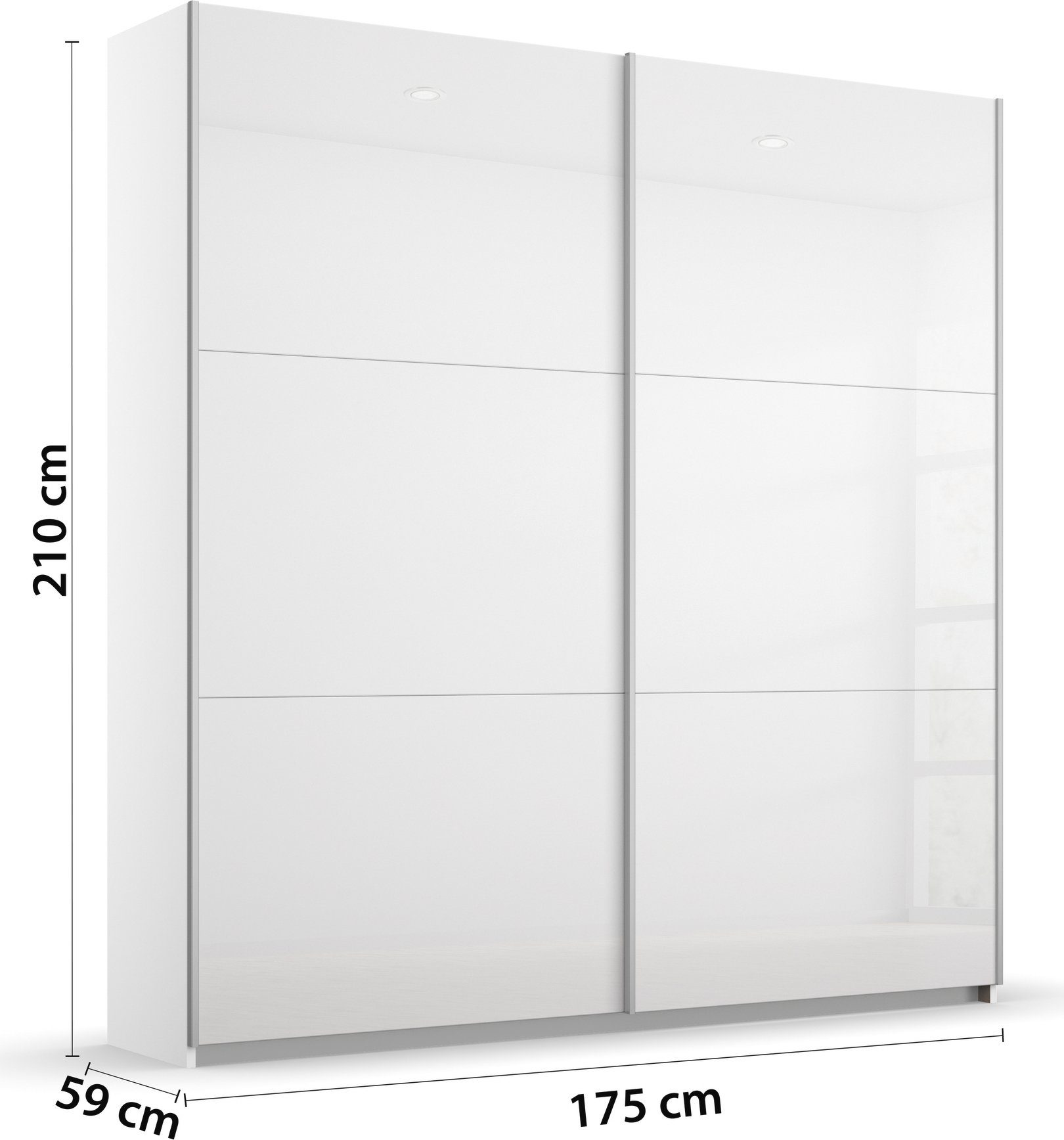 rauch Zweefdeurkast AURELIO kledingkast garderobe TOPSELLER OTTO´s CHOICE 3 verschillende uitrustingsvarianten handgrepen van metaal made in germany