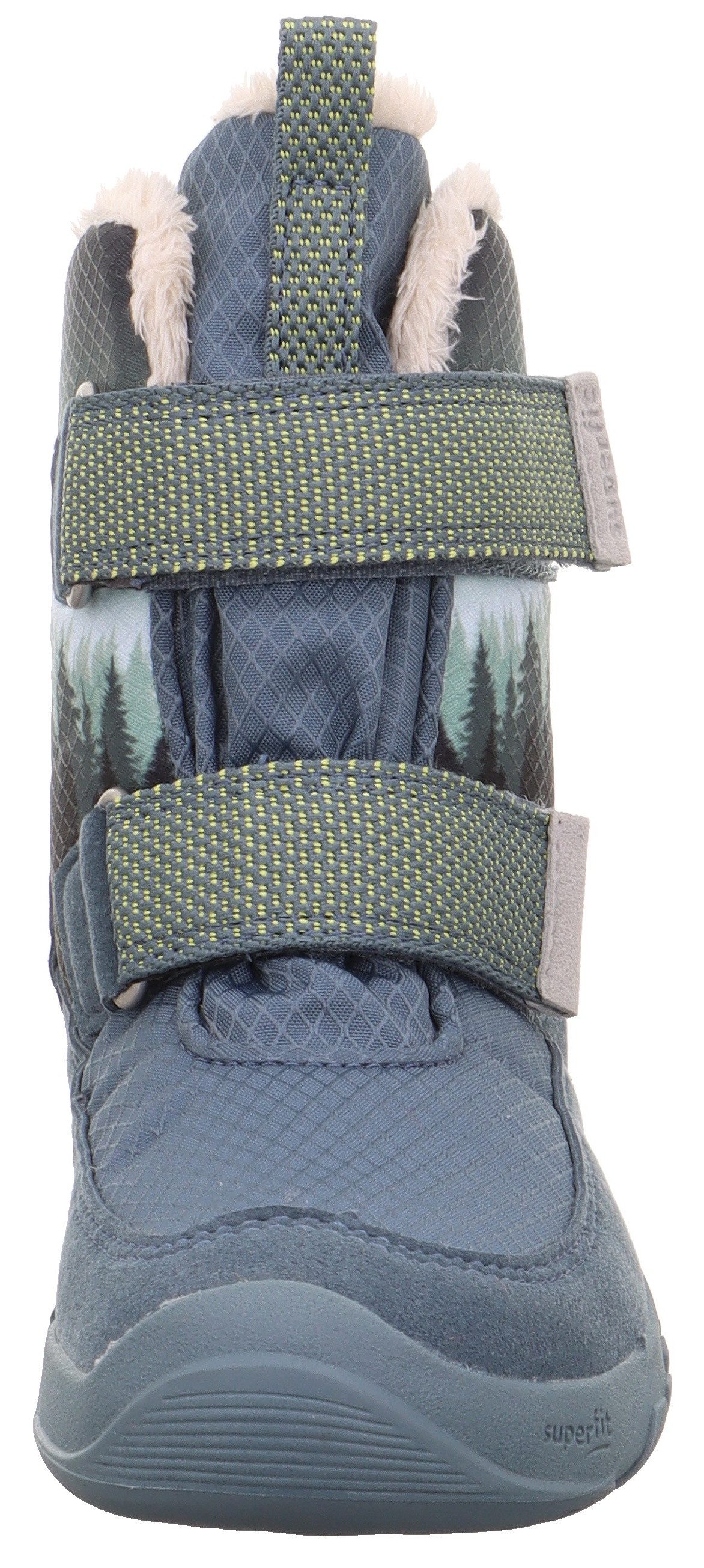 Superfit Winterlaarzen TRACE WMS: mittel Blote voet schoen, klittenbandschoen, winterlaars met digitale print