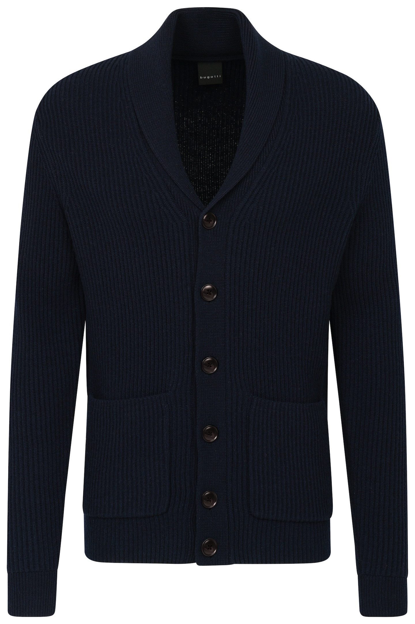 Bugatti Vest met sjaalkraag