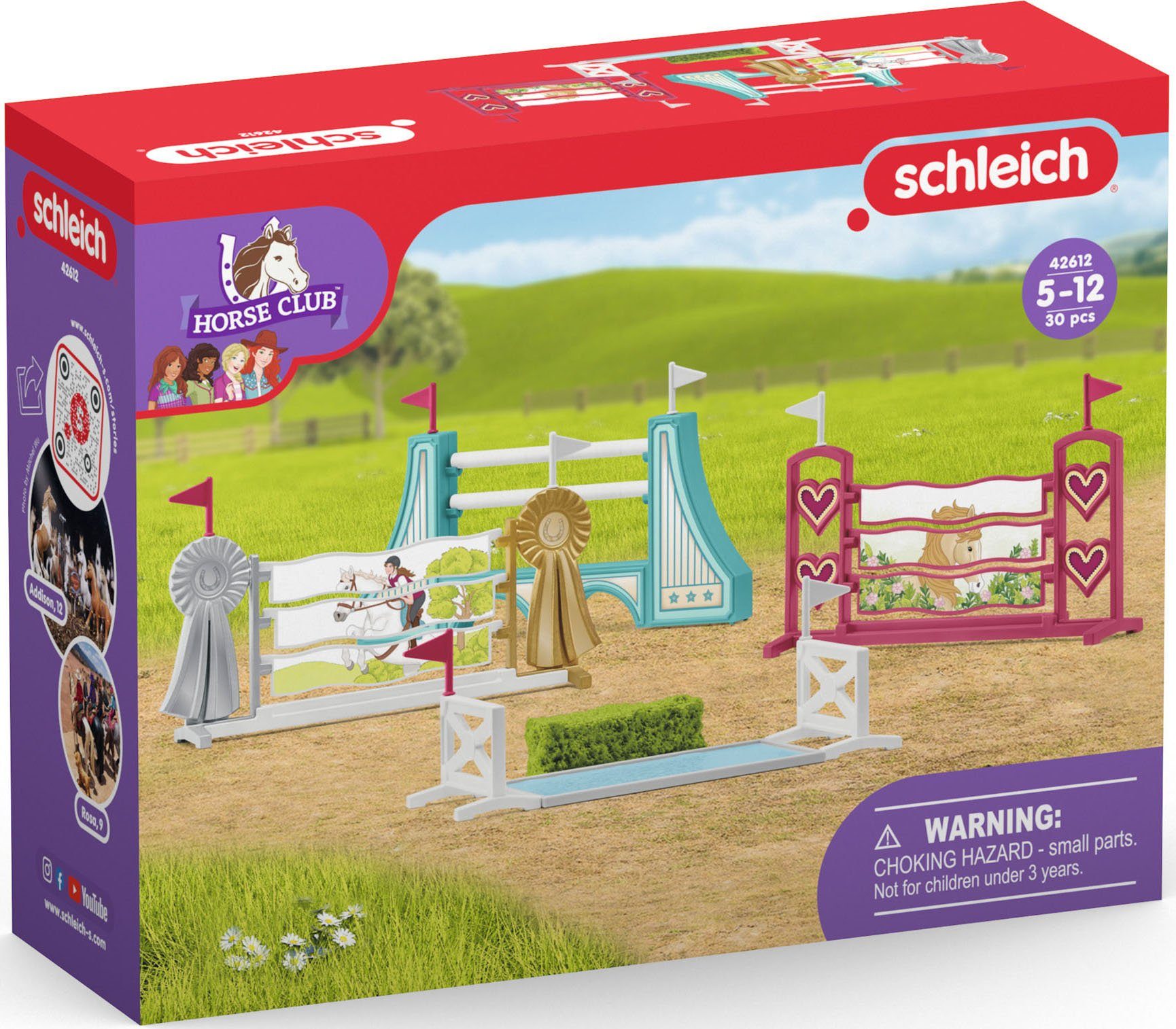 Schleich® Speelwereld HORSE club, hindernissen accessoires (42612)