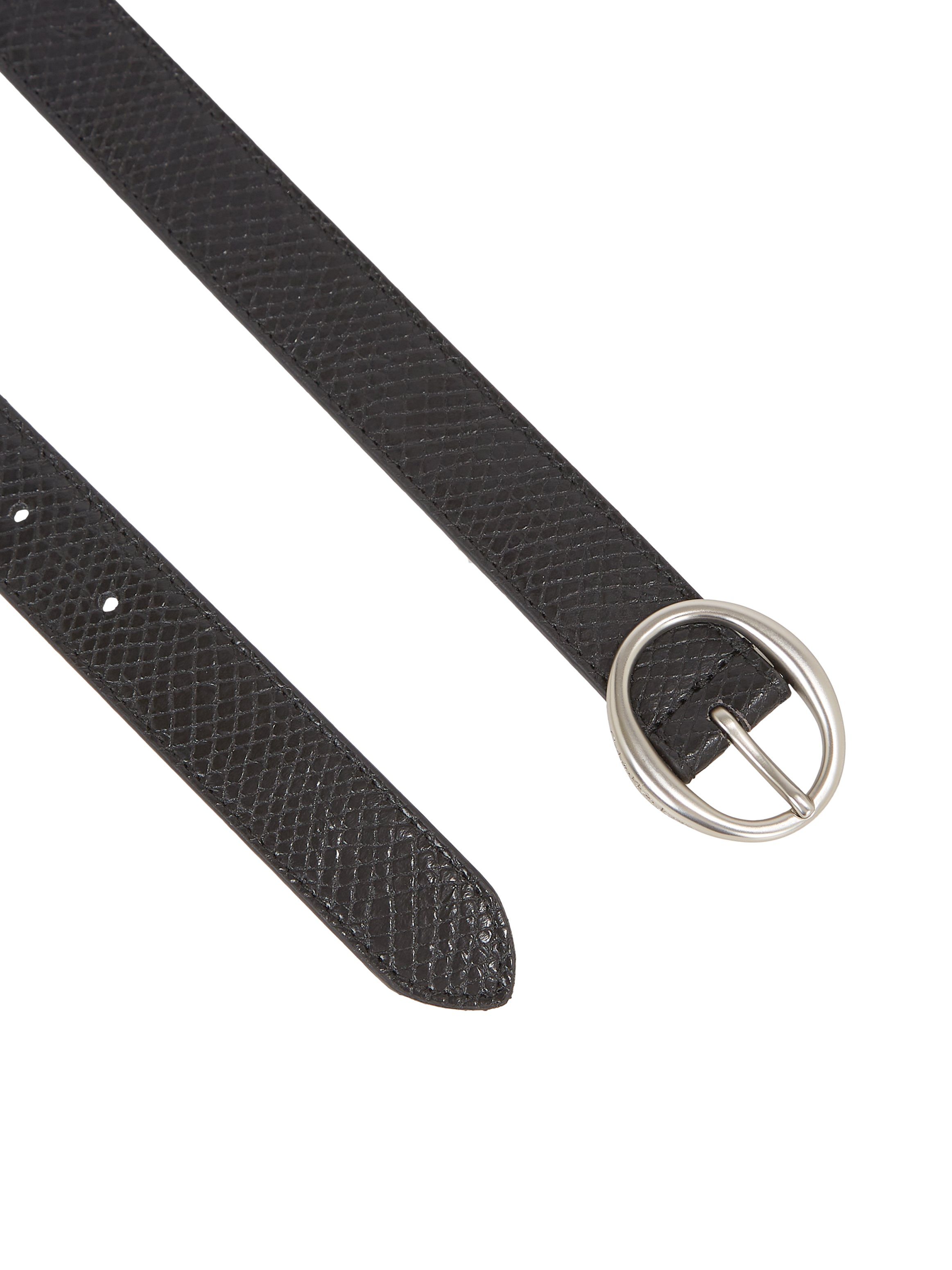 Calvin Klein Synthetische riem CLASSIC ROUND LTHR BELT 25MM SN