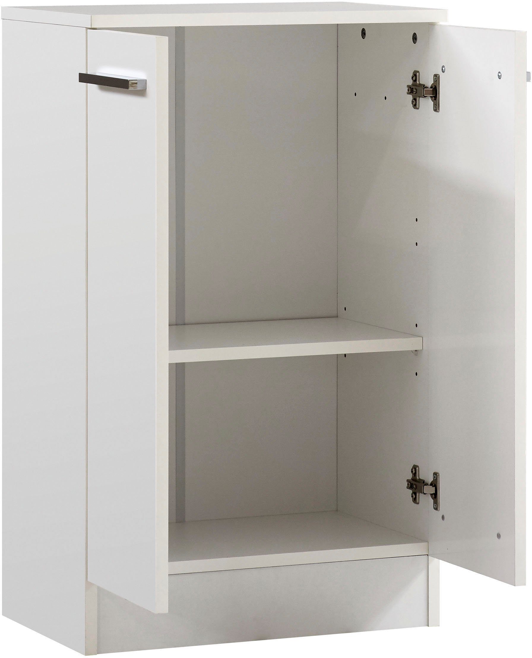 Saphir Badkamerserie Quickset 335 8-delig, wastafelonderkast met led-spiegelkast Hoge kasten, onderkasten, hangende kasten, inclusief deurdemper, 17 deuren (10-delig)