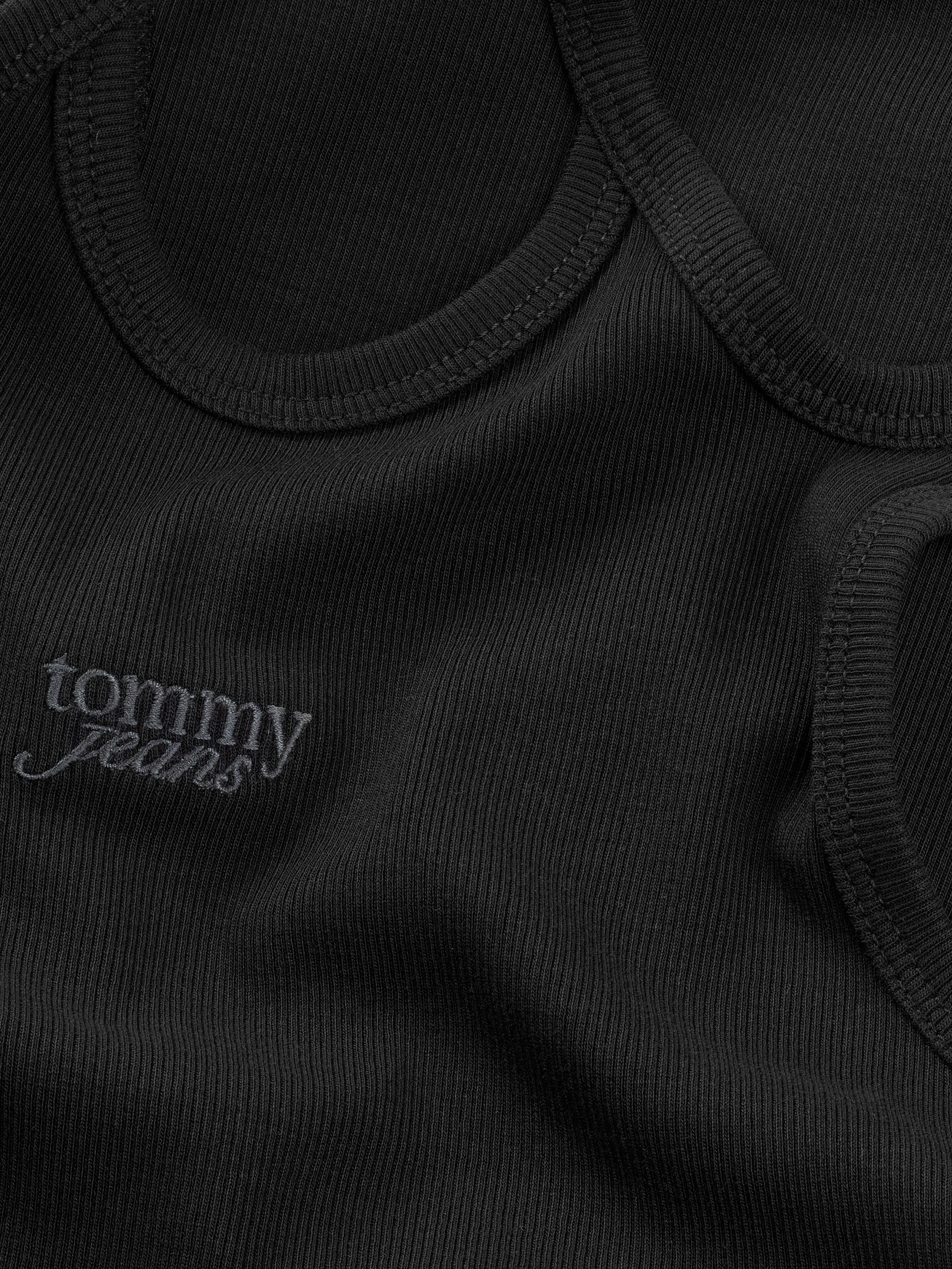 TOMMY JEANS Mini-jurk TJW TIE DETAIL GMD SCRIPT DRESS