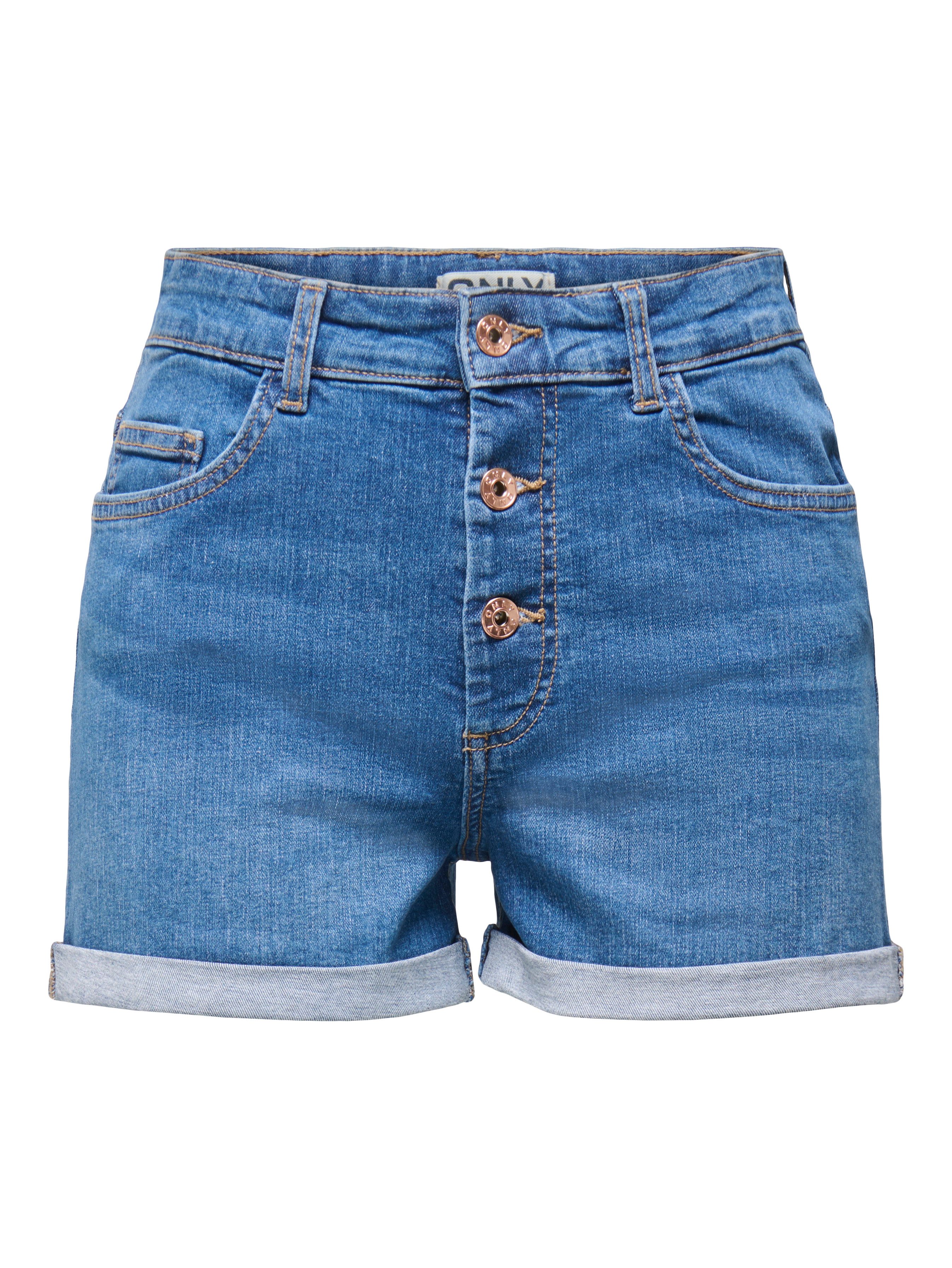 Only Short ONLHUSH HW BUTTON FOLD UP SHORTS DNM PIM