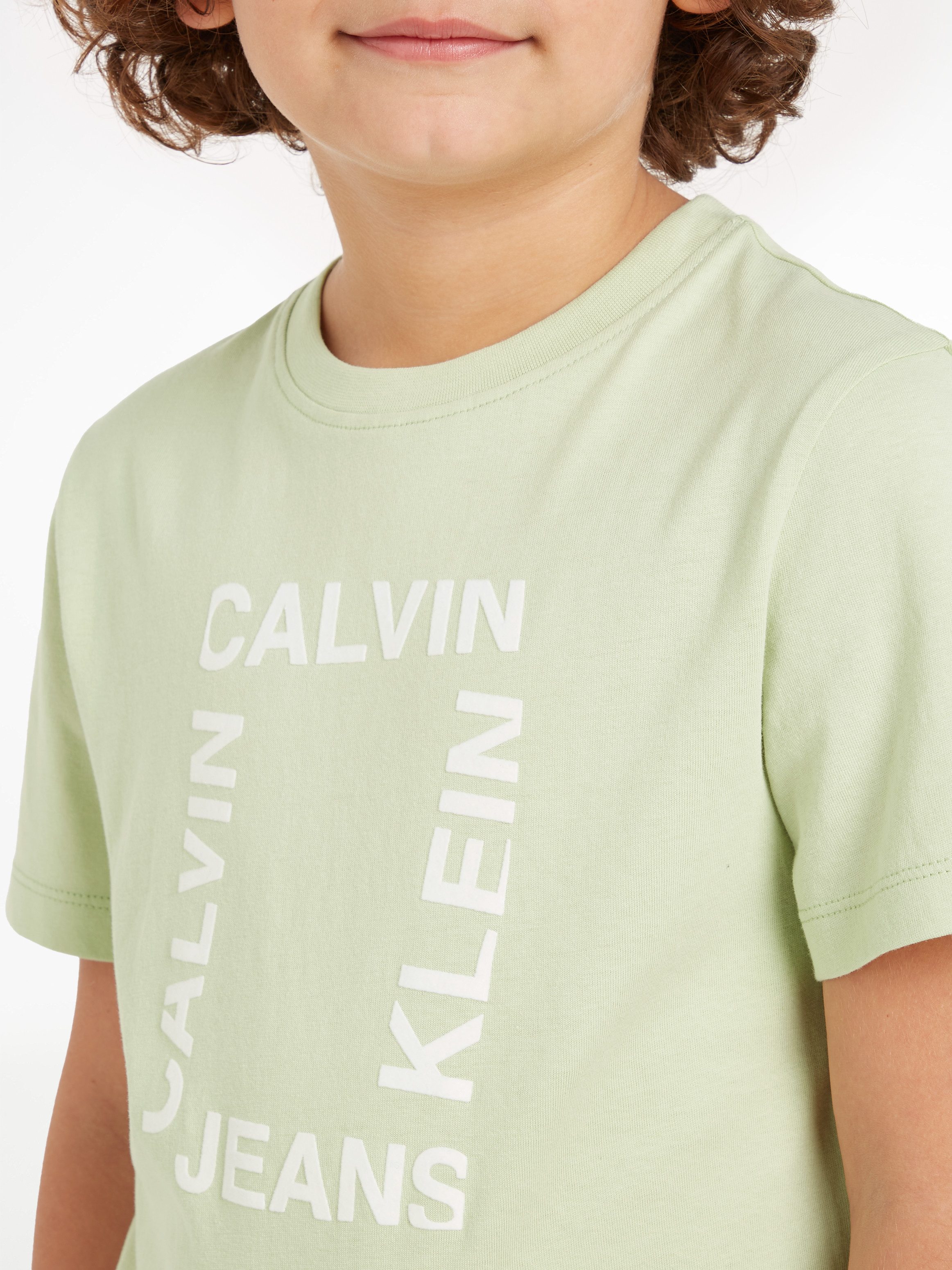 Calvin Klein T-shirt MAXI HERO FLOCK LOGO T-SHIRT