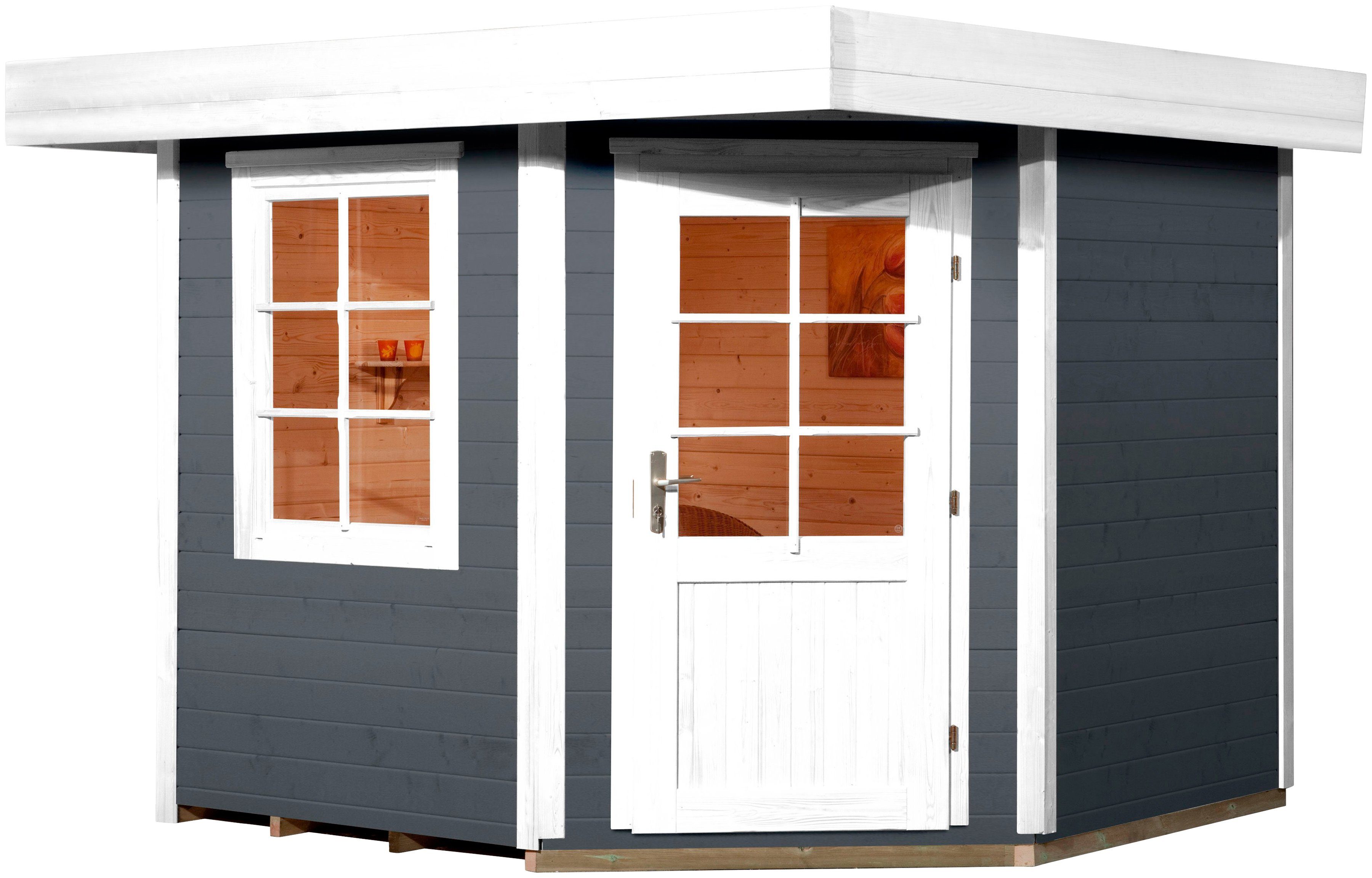weka Tuinhuisje Designhaus 213 Maat 1 houten tuinhuisjes grijs