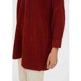 vero moda lange trui vmleanna 3-4 v-neck long blouse rood