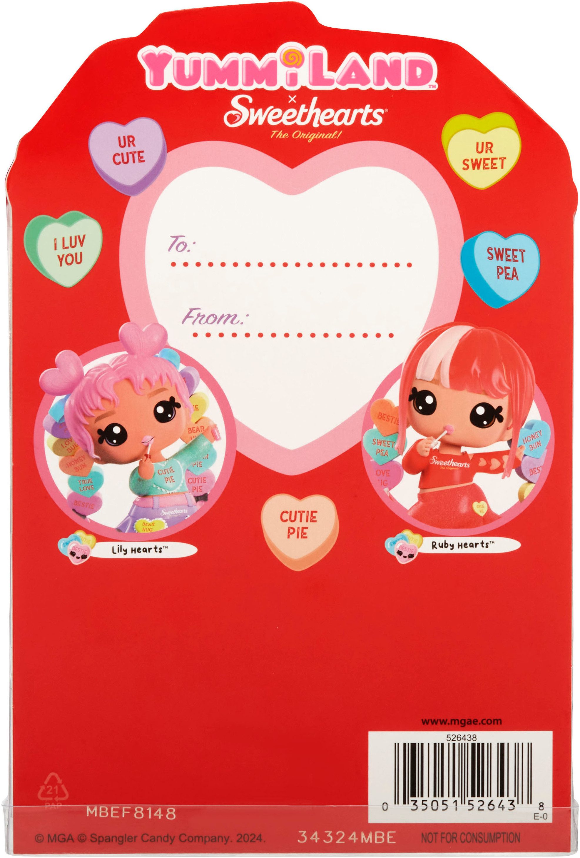 Mini-pop Yummiland Sweet Lip Gloss-Ruby Hearts