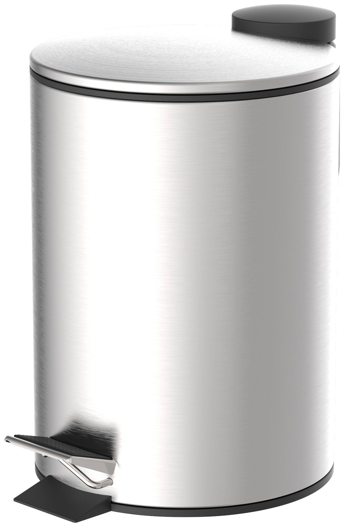 Eisl Vuilnisemmer Badkamer prullenbak edelstaal, softclosemechanisme, afneembare hygiënebak, 3l