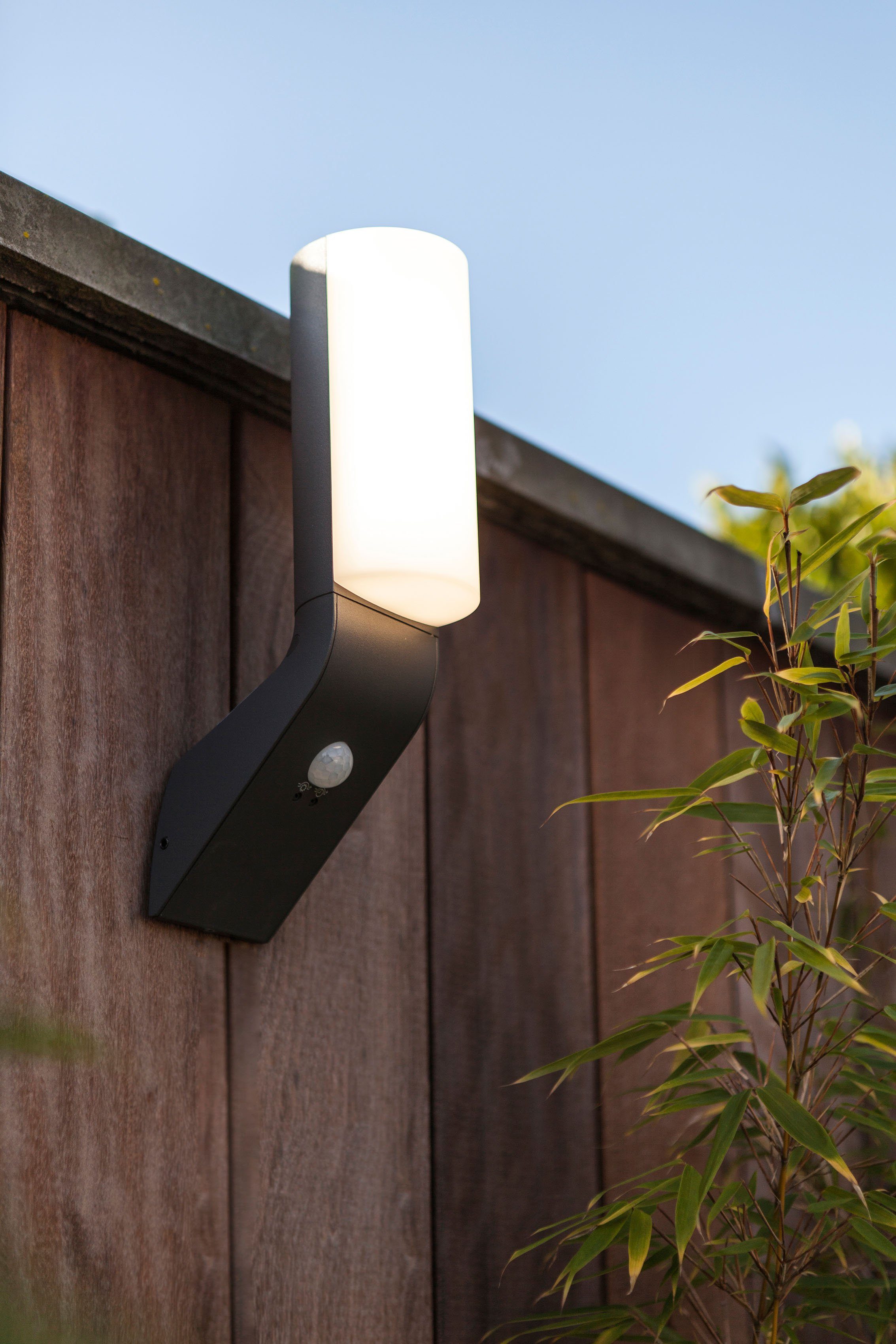 LUTEC Ledwandlamp voor buiten BATI Bewegingsmelder (1 stuk)