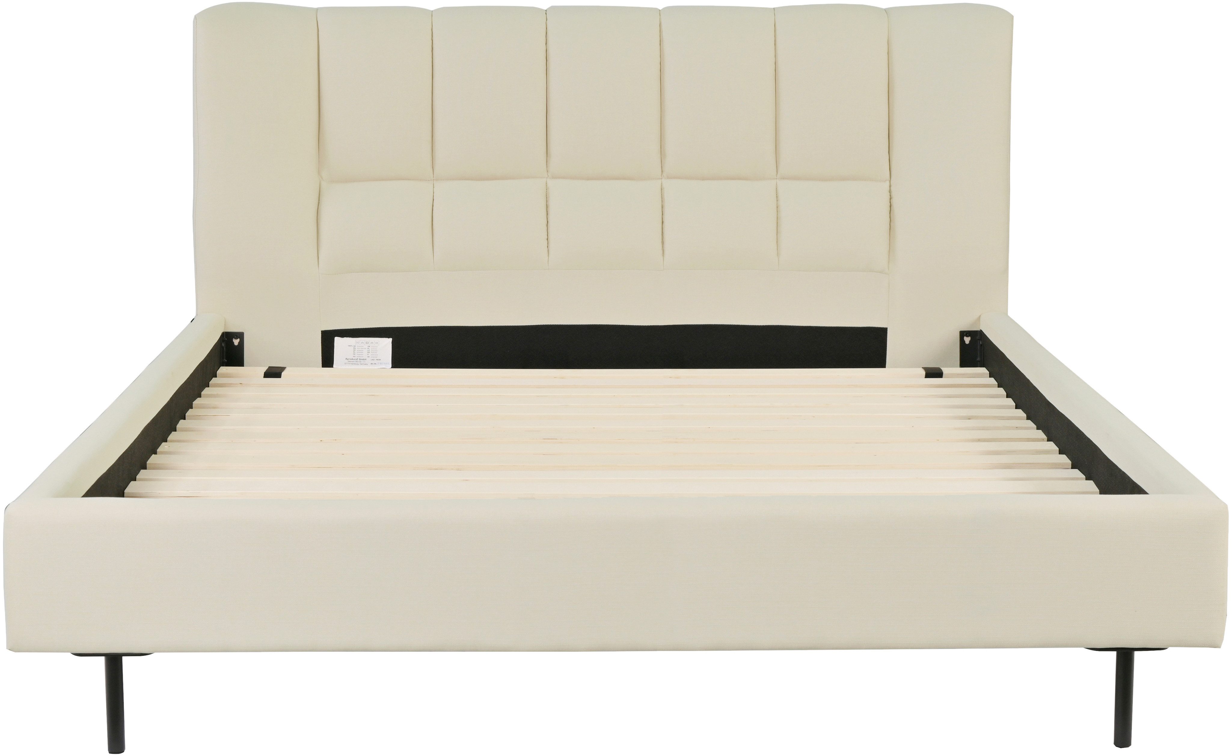 Leonique Gestoffeerd bed Silene inclusief lattenbodem, verkrijgbaar in 140 & 180 cm breedte