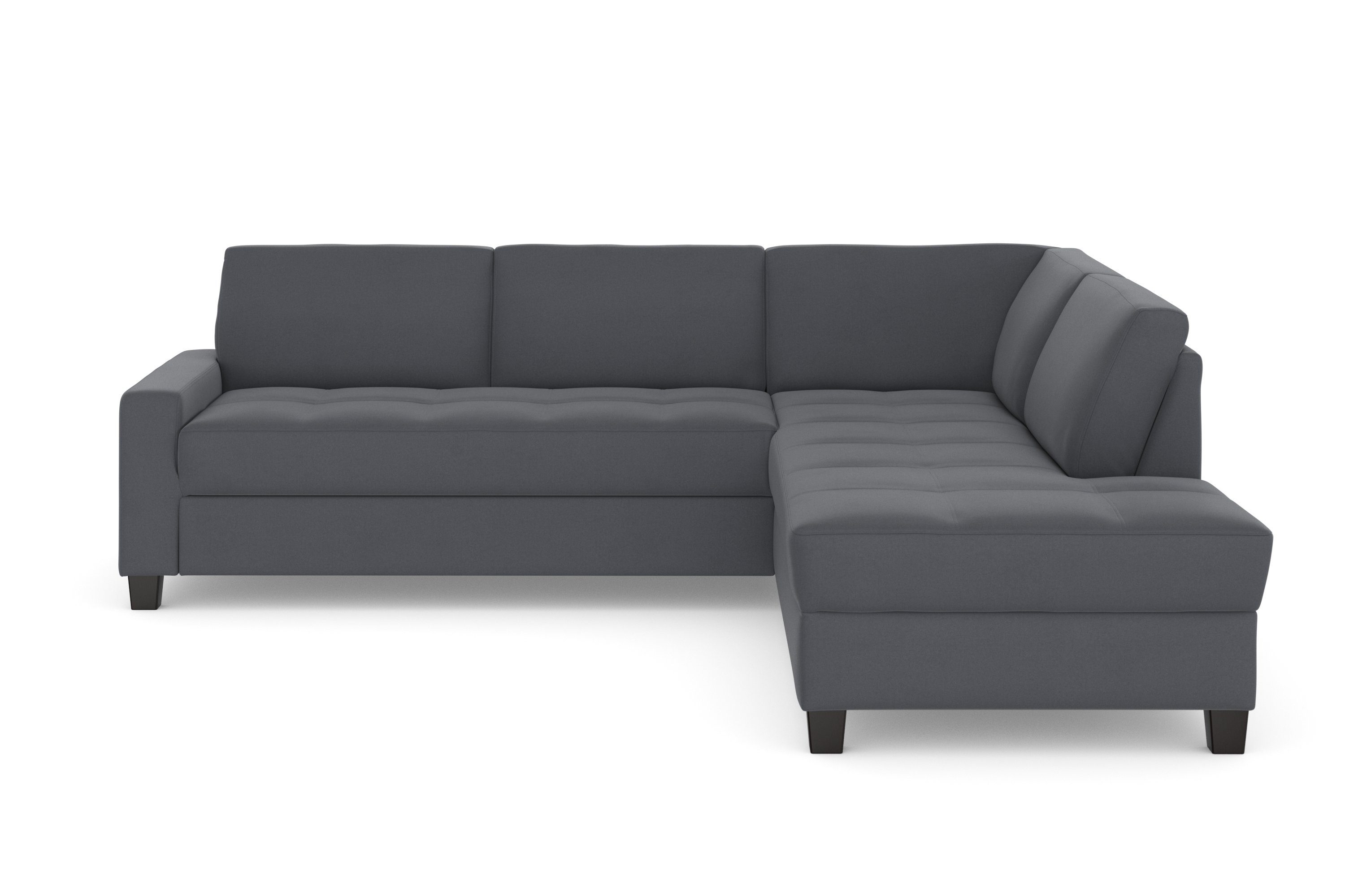 DOMO collection Hoekbank Florentina tijdloos en elegant, zitnaden als designelement, L-vorm