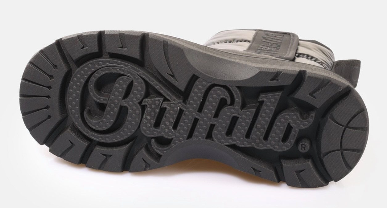 Buffalo Winterlaarzen OLYMPIA VELBOOT QUILT VEGAN Snowboots, sneeuwlaarsjes, plateaulaarzen met logo-opschrift