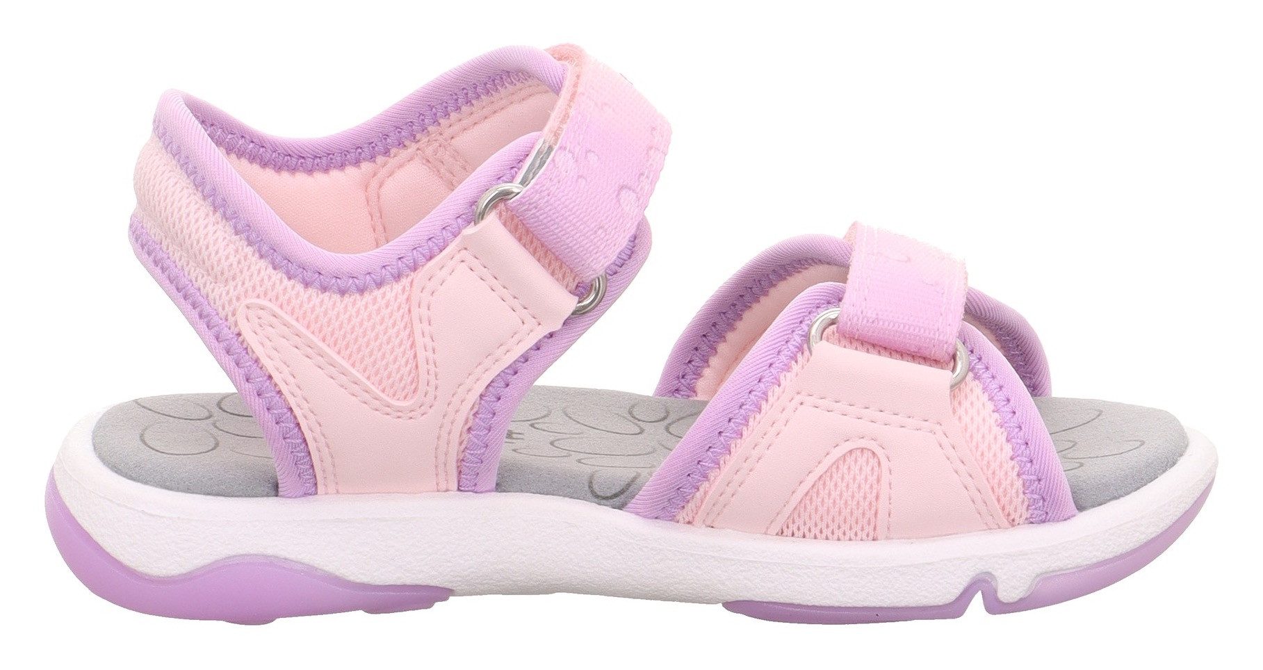 Superfit Sandalen PEBBLES WMS: middel Sandaal met schattige glitter-sluiting, maat sjabloon om te downloaden