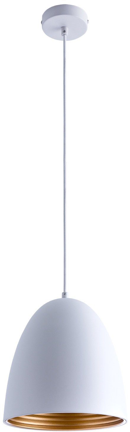 Paco Home Hanglamp JACK Keukenlamp hanglamp eetkamer Eettafellamp binnenin in goudkleur wit hanglampen wit