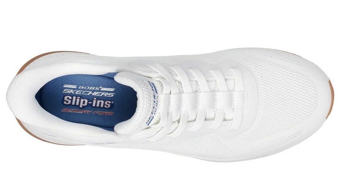 Skechers Slip-on sneakers BOBS SQUAD 4 Trainingsschoen, sneaker, veterschoen voor gemakkelijk in stappen