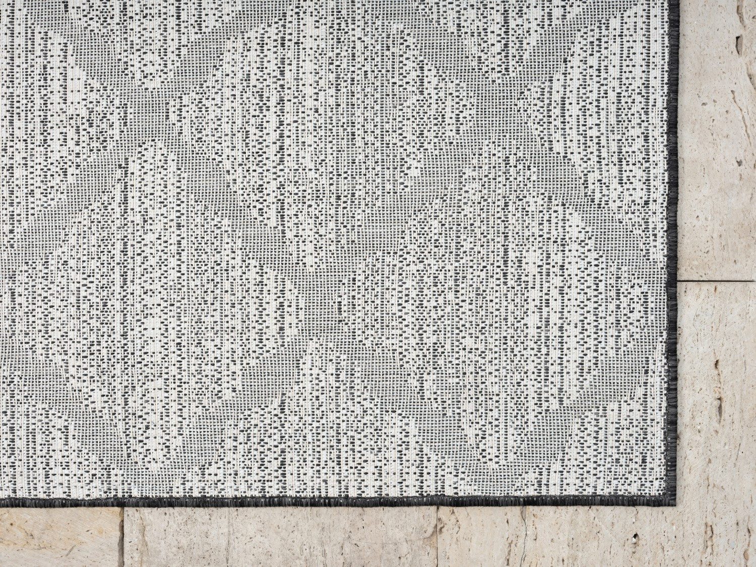 Myflair Möbel & Accessoires Vloerkleed Astral voorraadopruiming modern ruiten ontwerp, geschikt voor buiten, balkon, terras