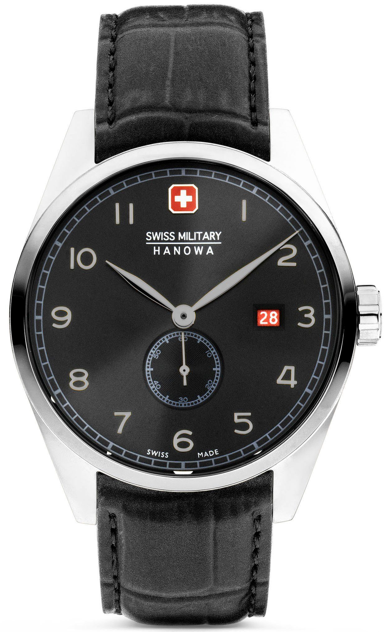 Swiss Military Hanowa Kwartshorloge LYNX, SMWGB0000703 Horloge, herenhorloge, Swiss Made, datum, saffierglas