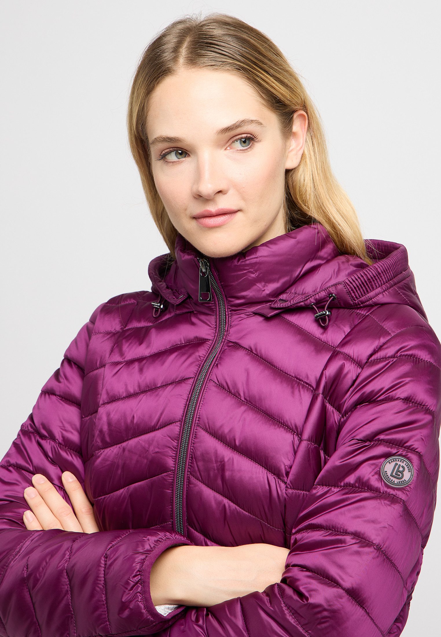 Barbara Lebek Gewatteerde jas met een capuchon