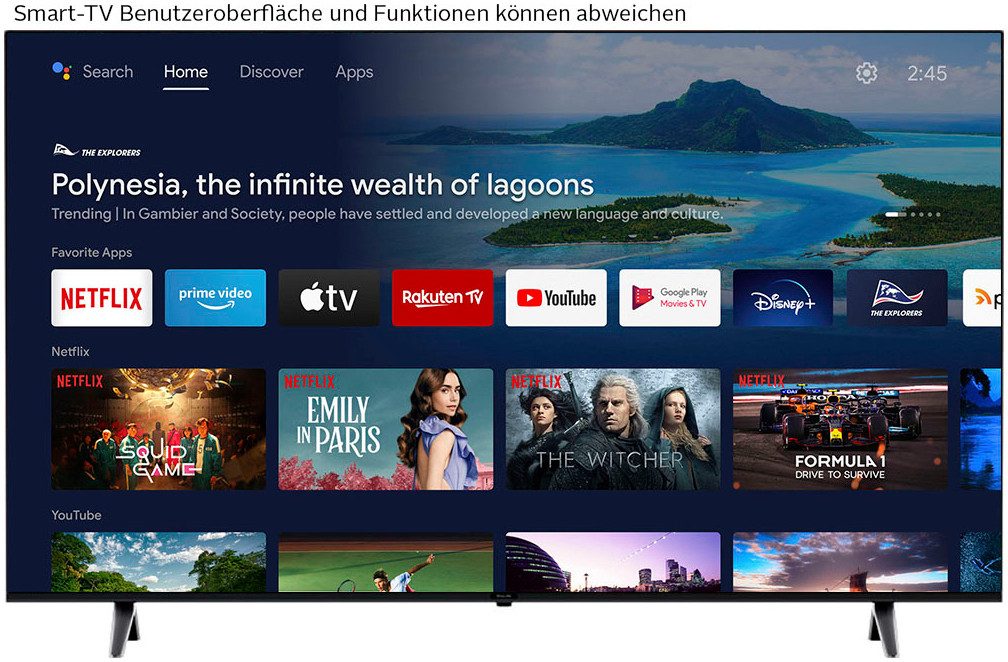 Philips Led-TV 50PUS7009/12, 126 cm / 50", 4K Ultra HD, Smart TV