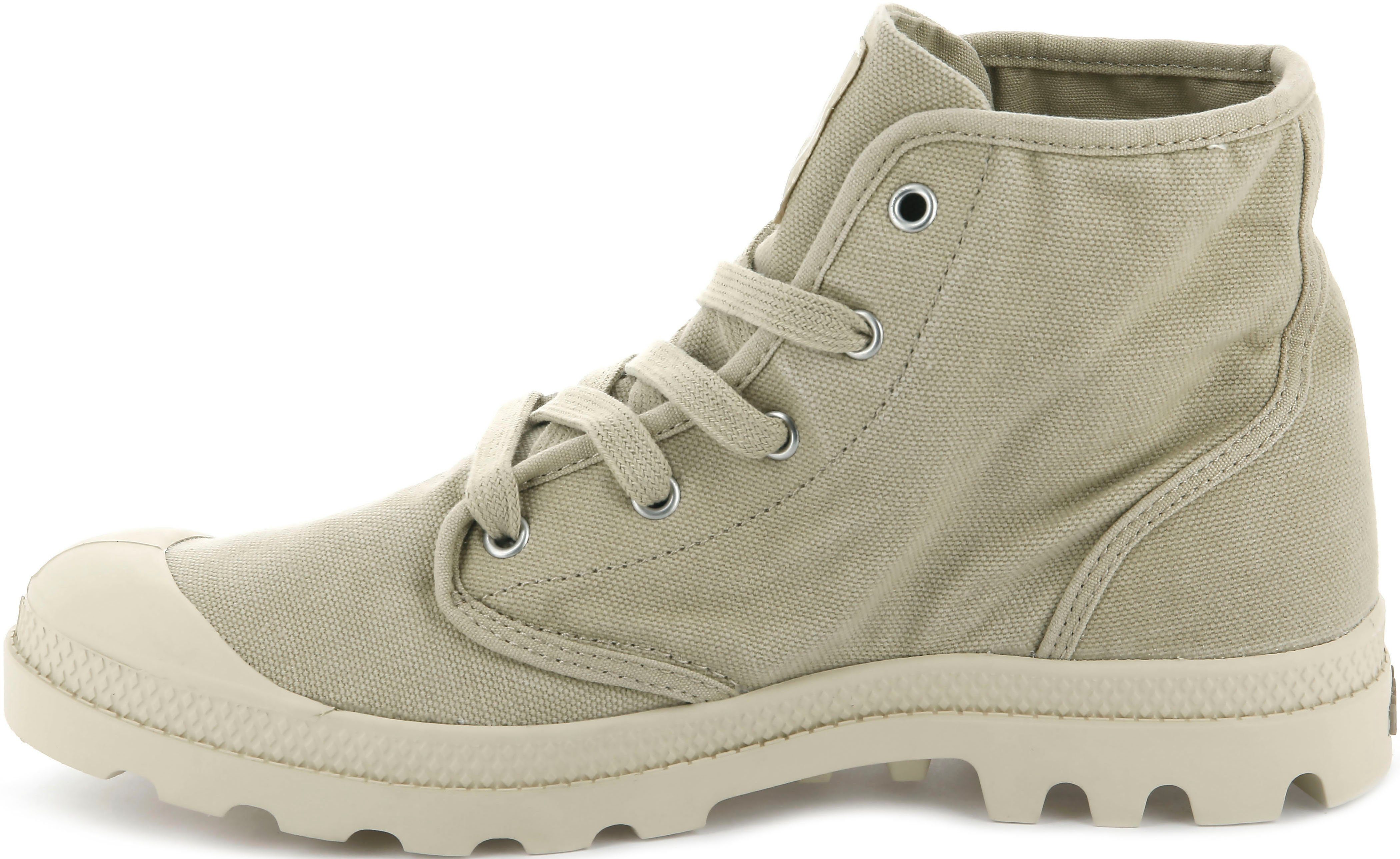 Palladium Hoge veterschoenen PAMPA HI W van textiel