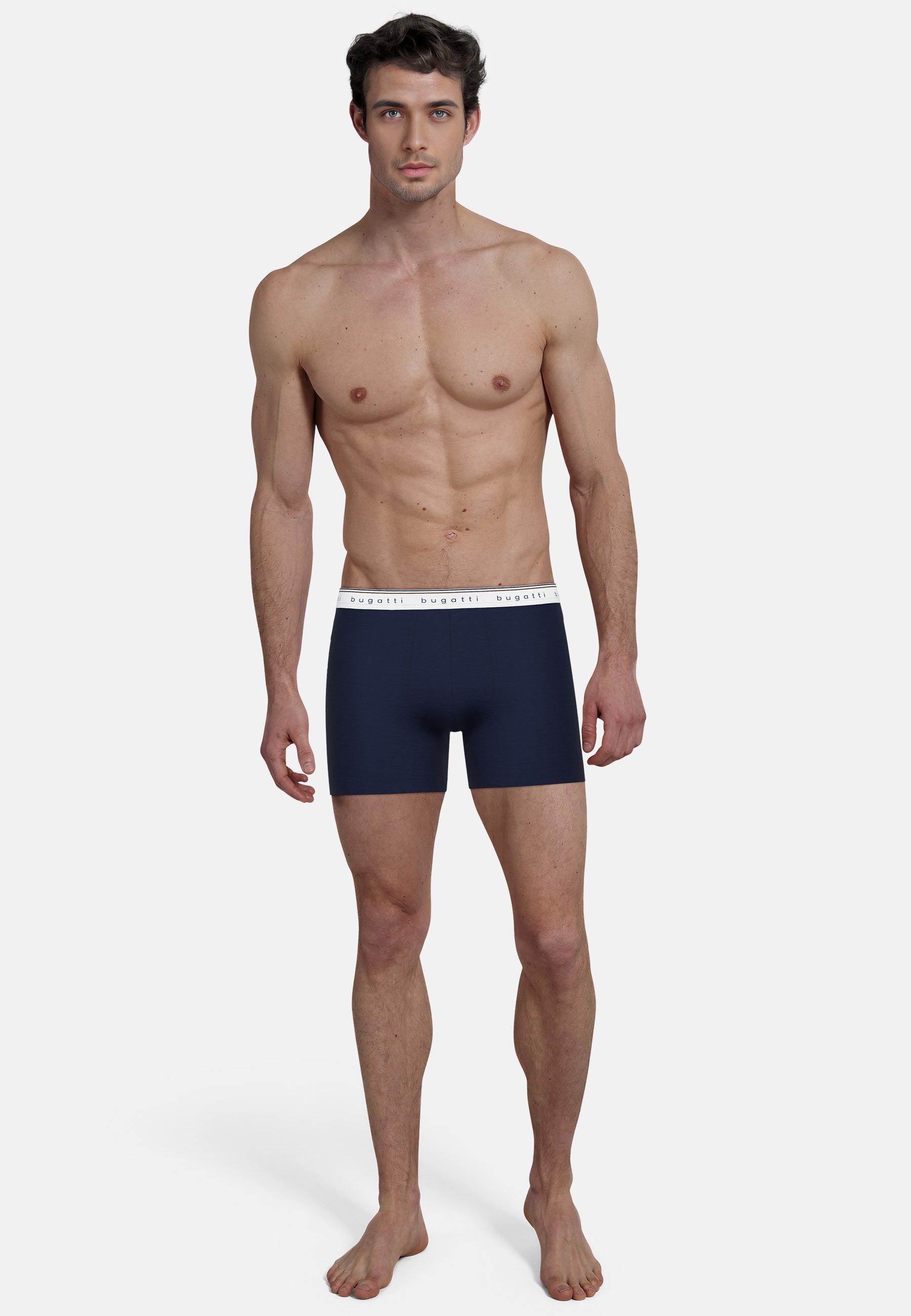 bugatti Boxershort Pisa Met elastische logoband (Set van 3)