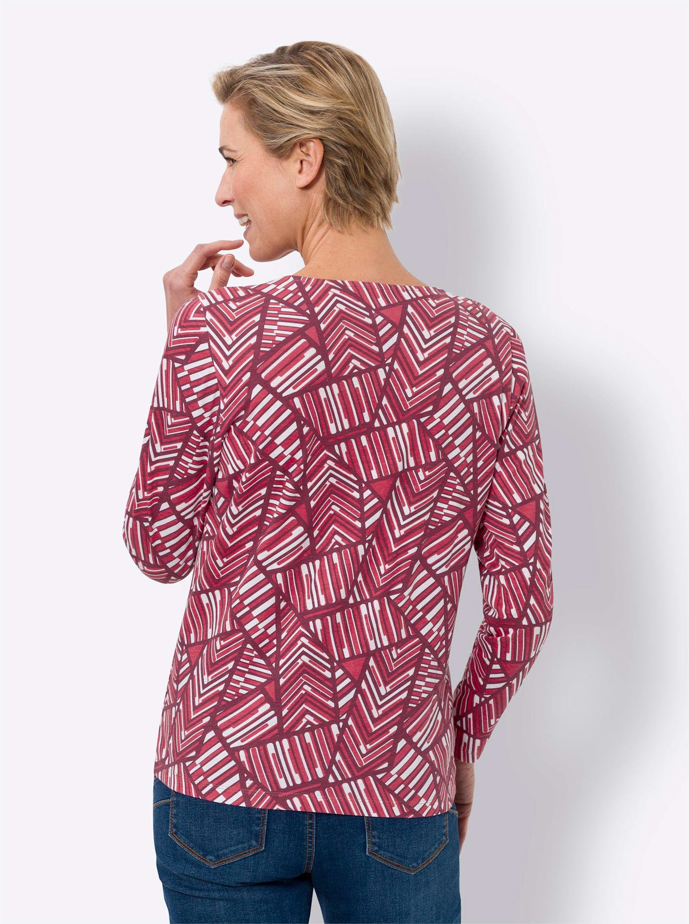 Classic Basics Shirt met lange mouwen Shirt met 3 4-mouwen (1-delig)