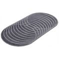 wash+dry by kleen-tex mat calm loop inloopmat, antislip, geschikt voor binnen en buiten, wasbaar grijs