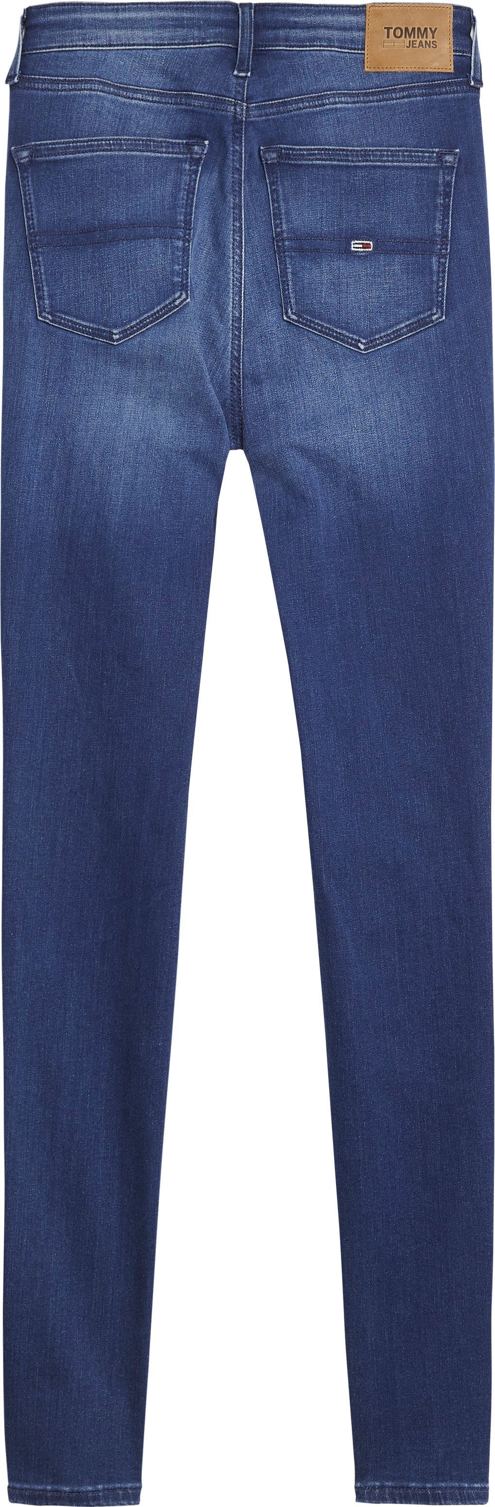 TOMMY JEANS Skinny fit jeans Nora Mid Rise Skinny Fit met tommy jeans-logobadge & borduursels