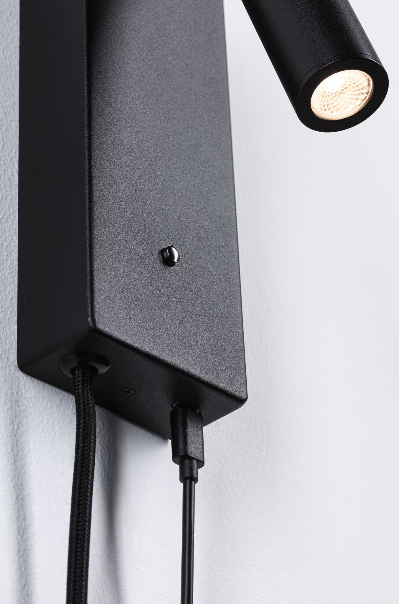 Paulmann Led-wandlamp Hulda 2,5W USBC 230V 3000K Metaal