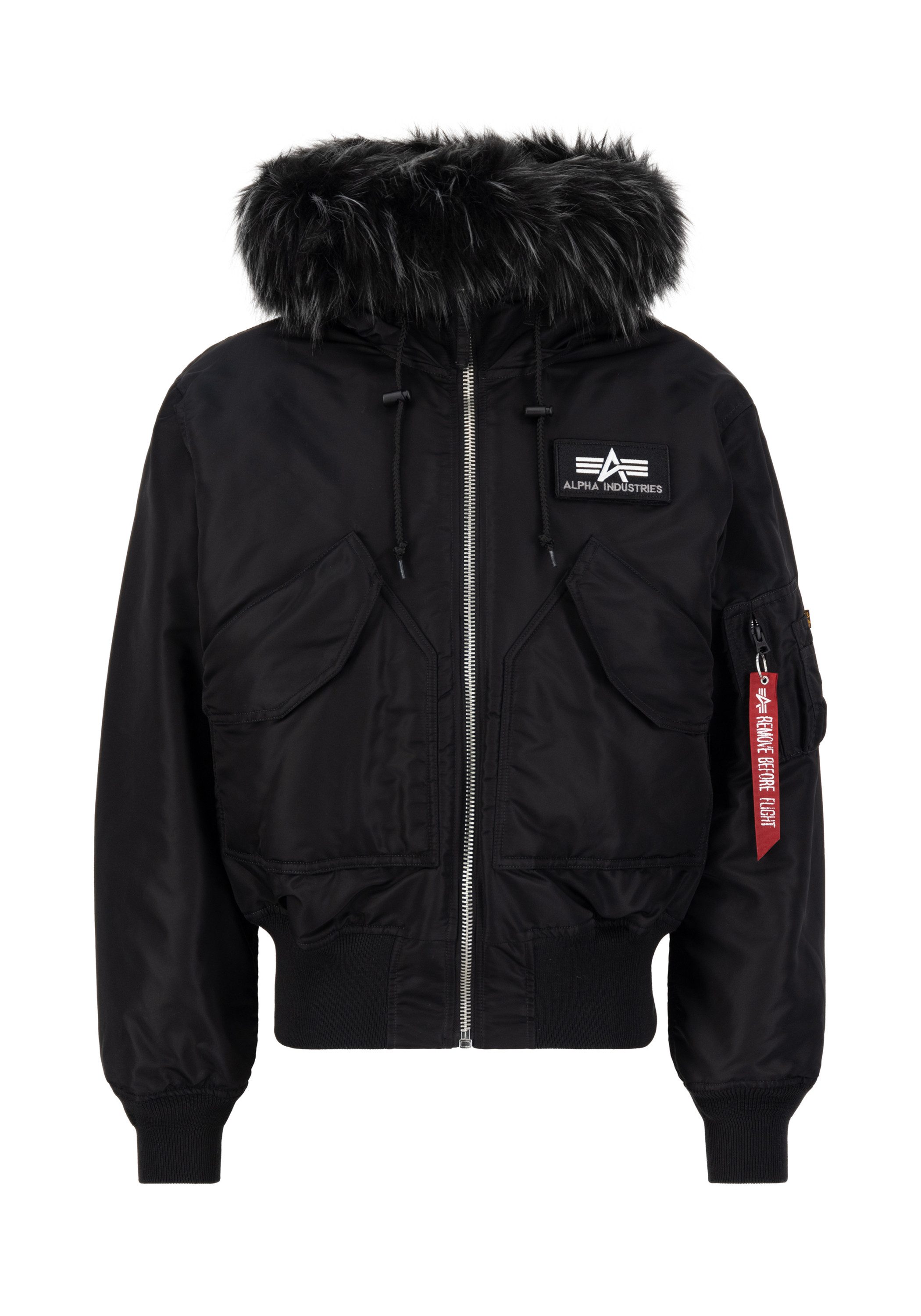 Alpha Industries Winterjack Alpha Industries Men - Bomber Jackets 45/P Hooded heren jassen maat 2 XL zwart