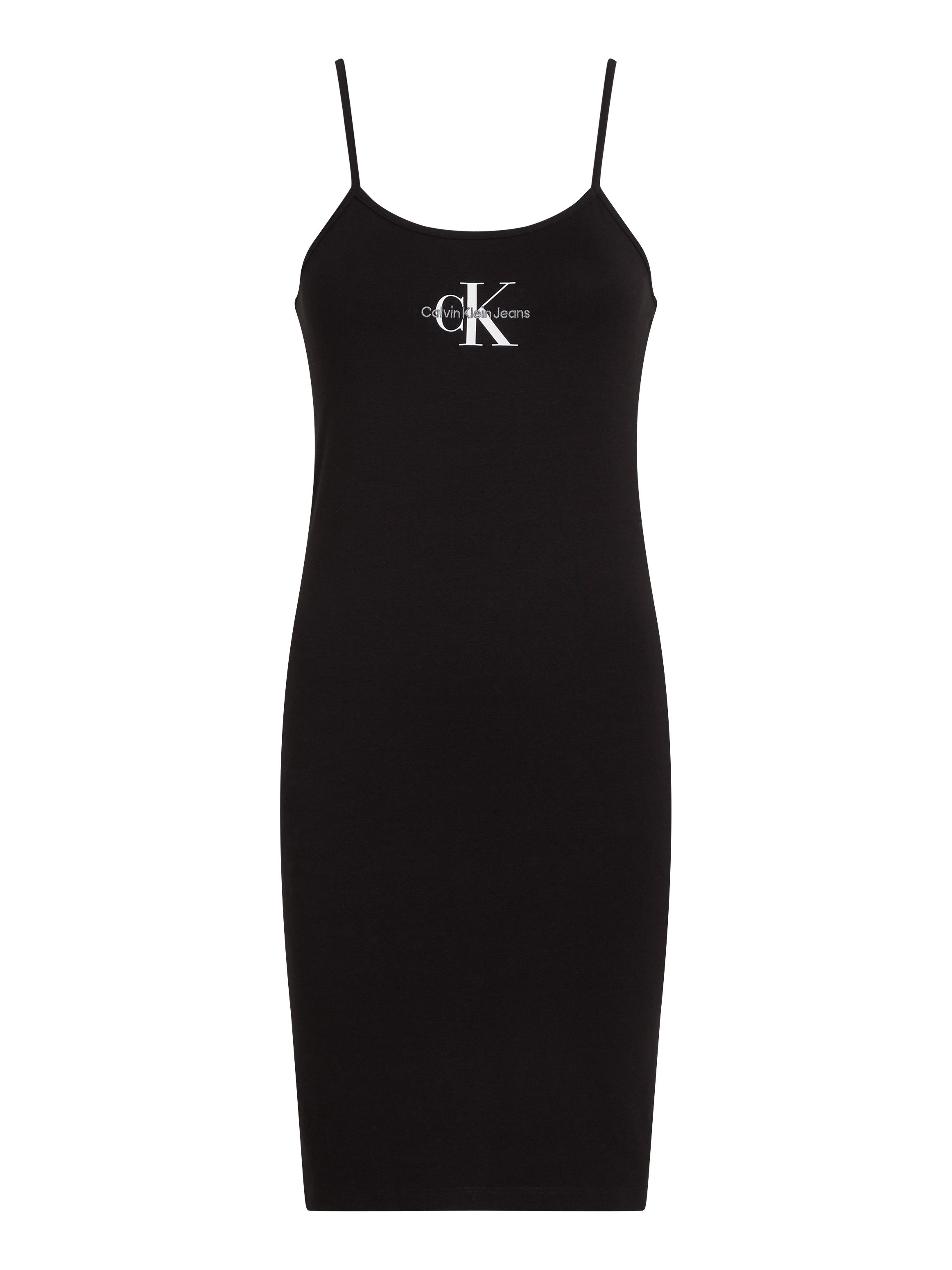 Calvin Klein Jurk met spaghettibandjes MONOLOGO STRAPPY DRESS
