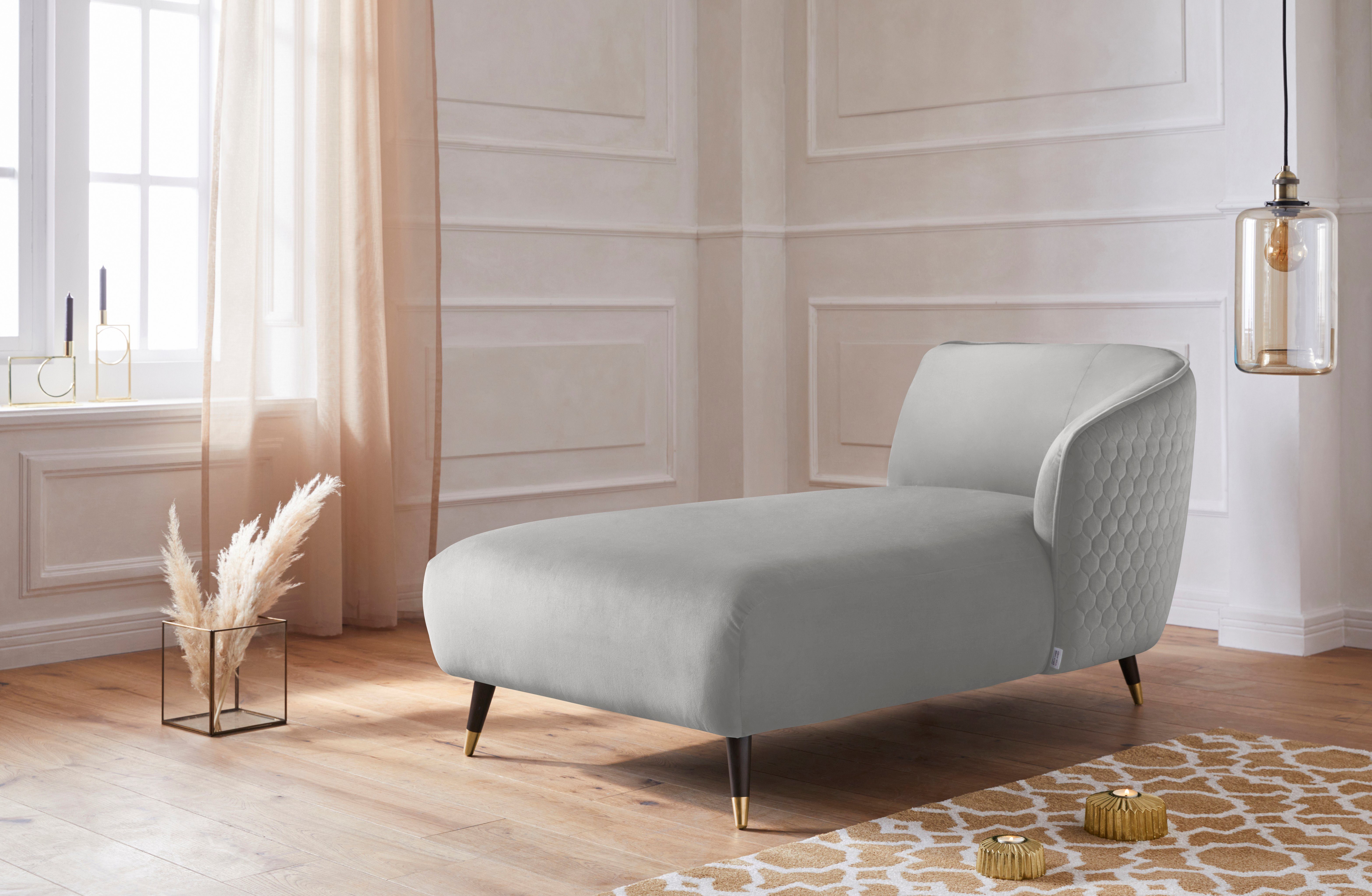 Guido Maria Kretschmer Home&Living Récamier Oradea met elegante stiksels op achterzijde van de rugleuning