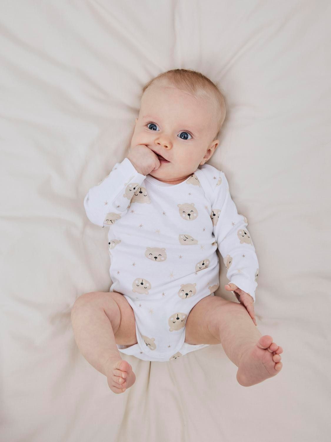 Name It Body NBNBODY 3P LS OXFORD BEAR NOOS (set, 3-delig)