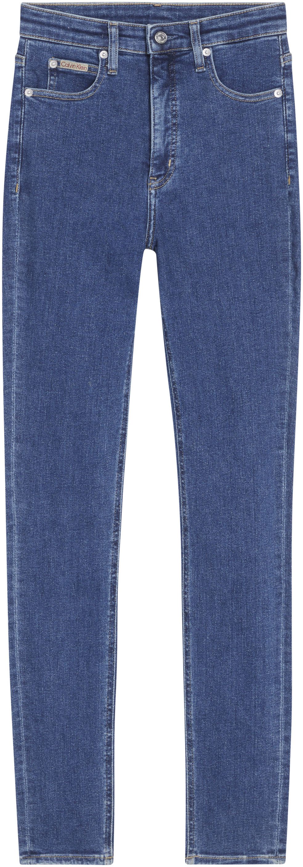 Calvin Klein Skinny fit jeans High rise skinny in 5-pocketsstijl