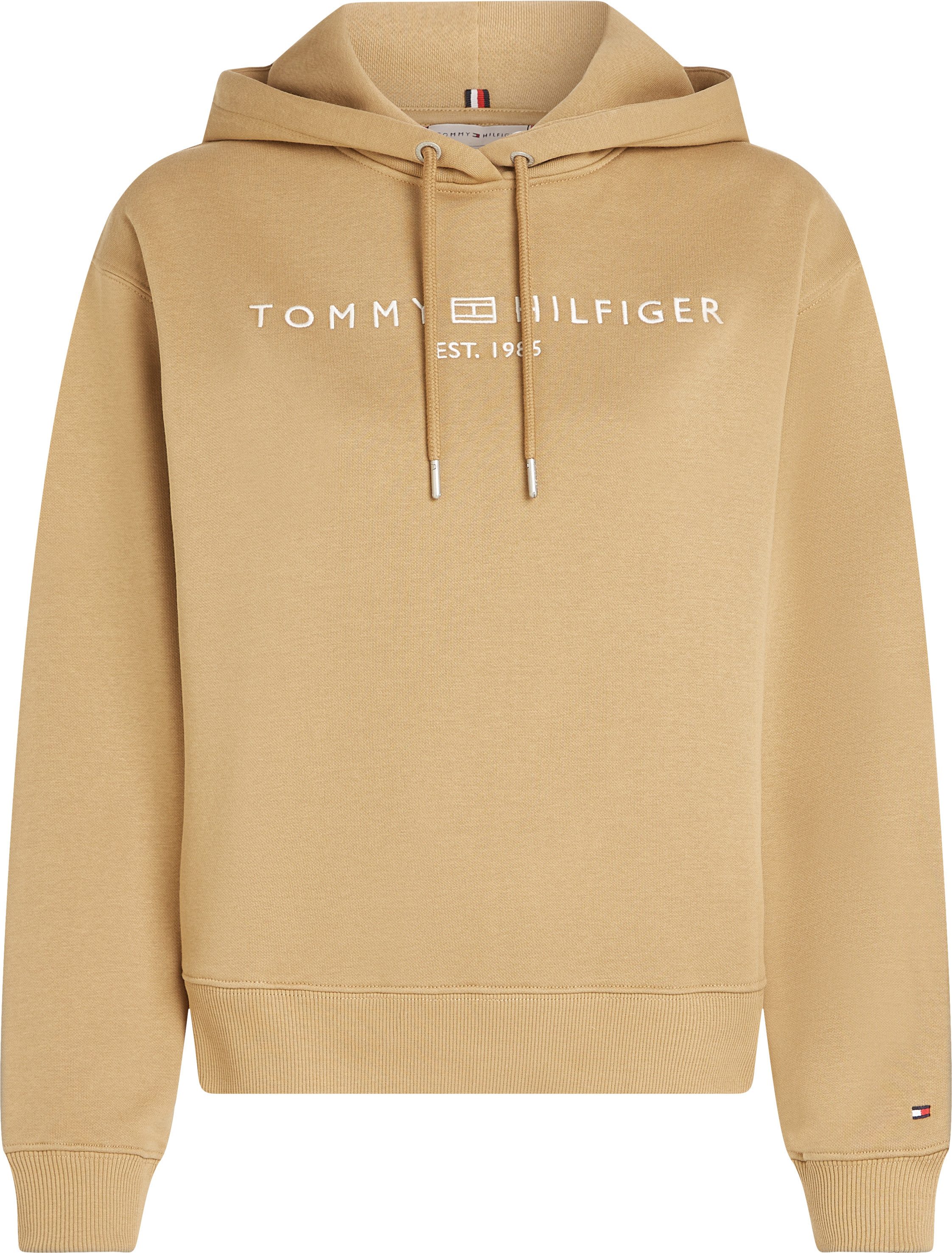 Tommy Hilfiger Hoodie MDRN REG CORP LOGO HOODIE met geborduurd logo-opschrift