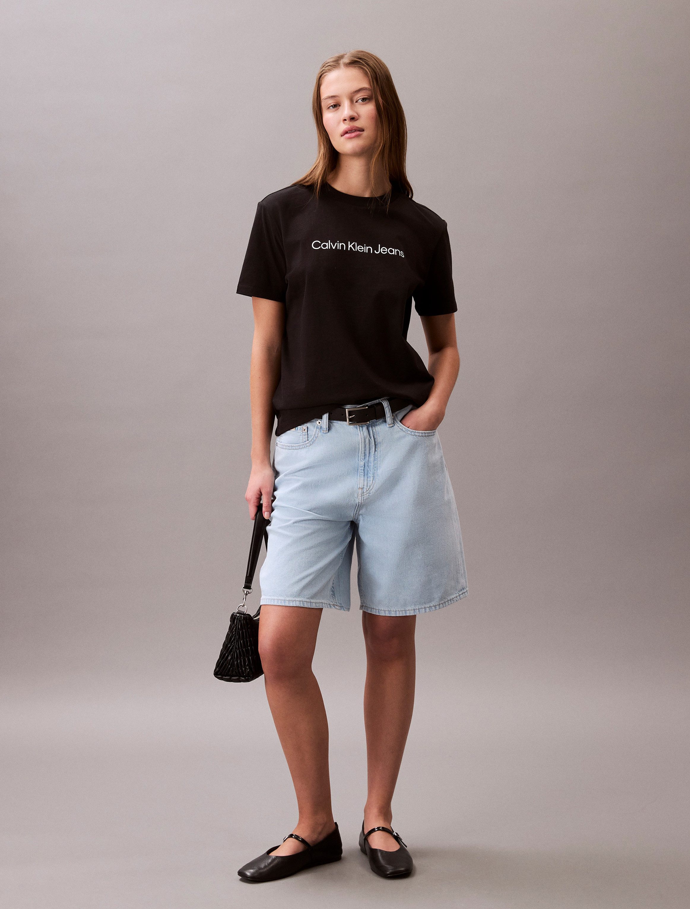 Calvin Klein T-shirt A- INST. LOGO CLASSIC TEE SS
