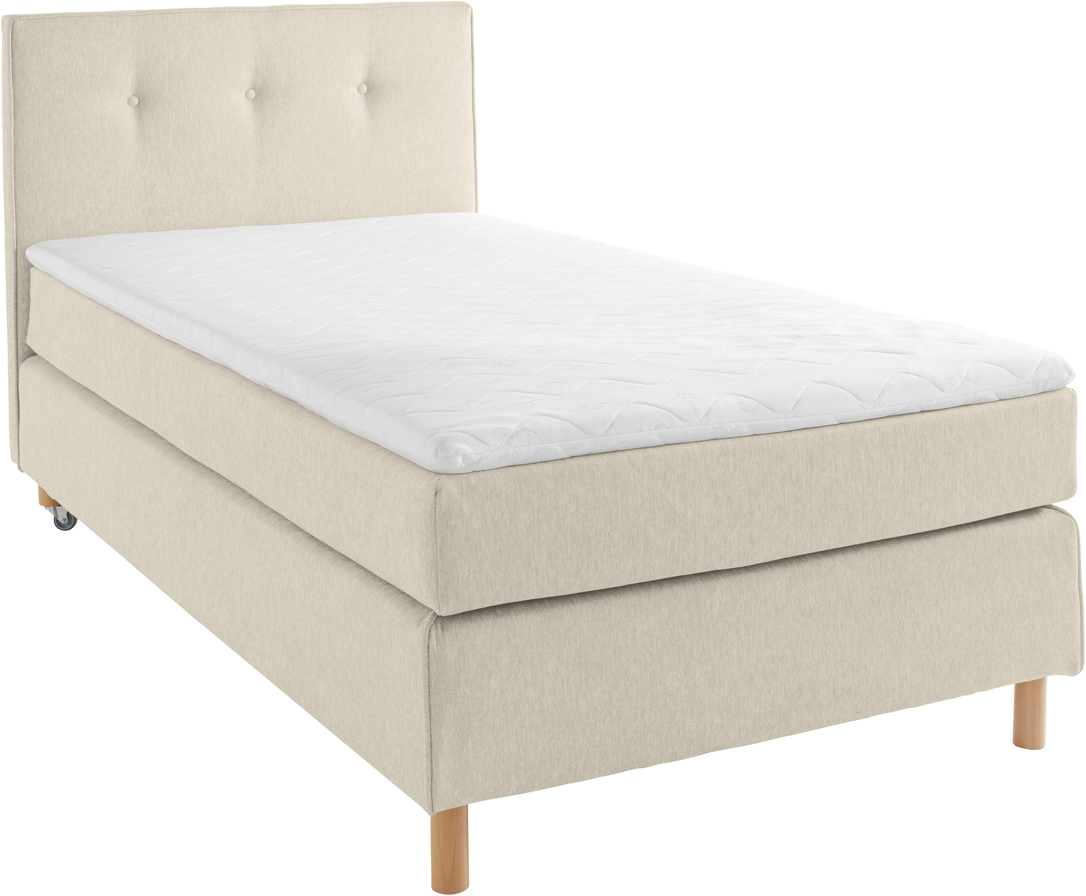 Home affaire Boxspring Heimatblick 100x200cm naar wens uitbreidbaar naar dubbel- en familiebest