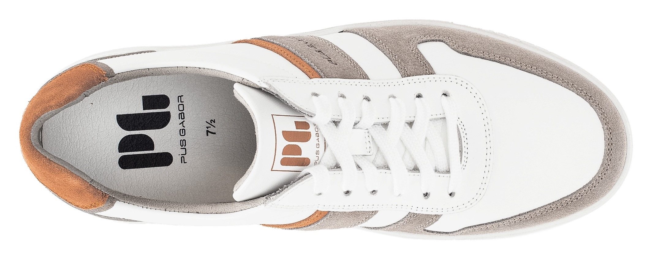 Pius Gabor Sneakers , vrijetijdsschoen, lage schoen, veterschoen in comfortabele breedte g (= wijd)