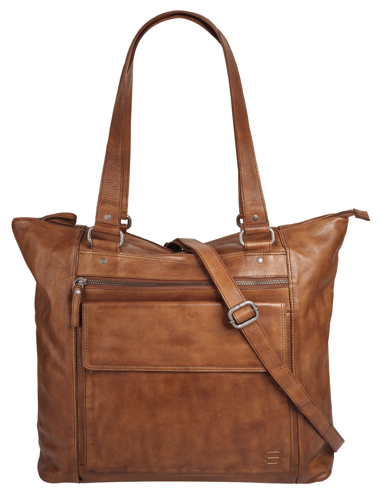 Spikes & Sparrow Shopper echt leder