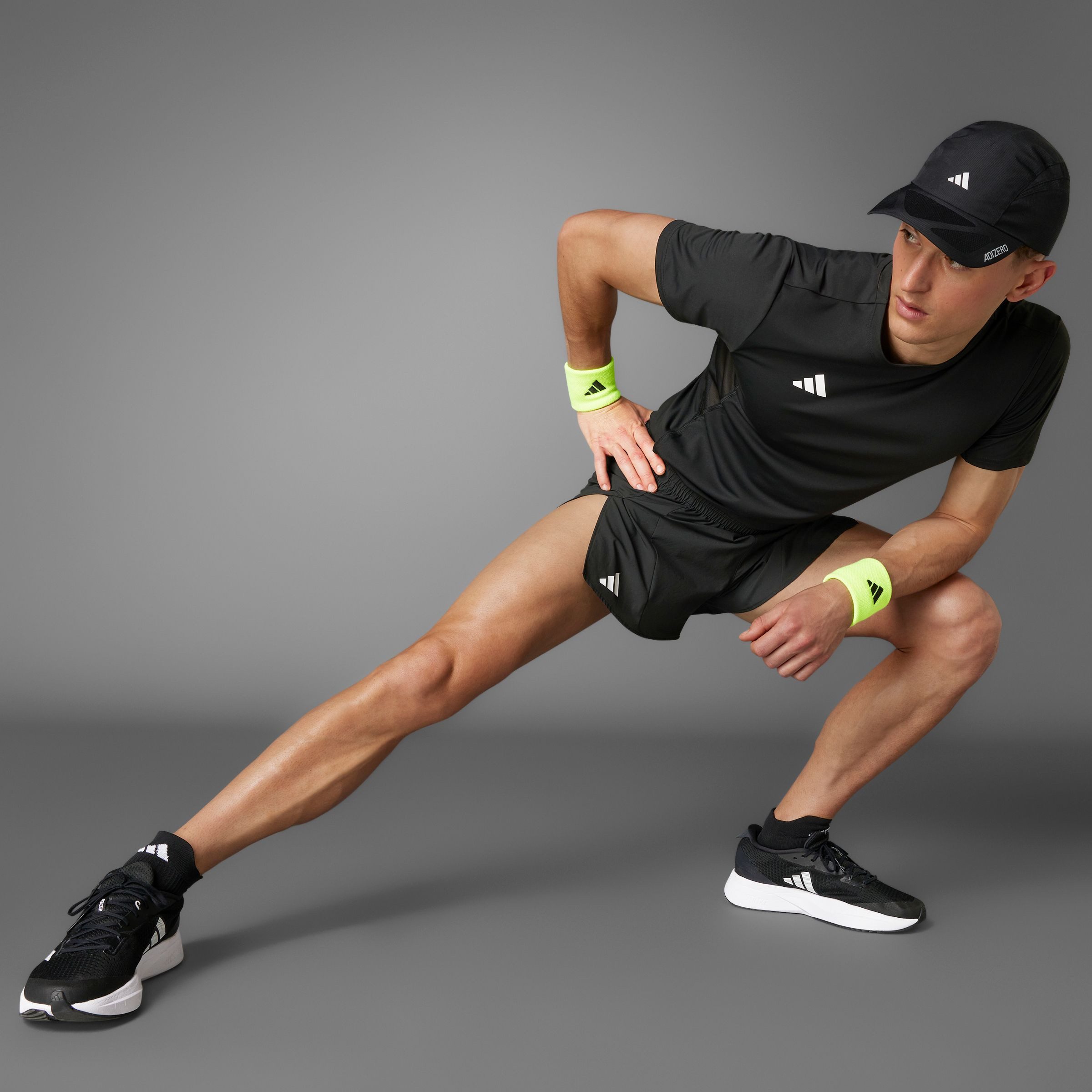 adidas Performance Runningshort ADIZERO E SPLIT (1-delig)