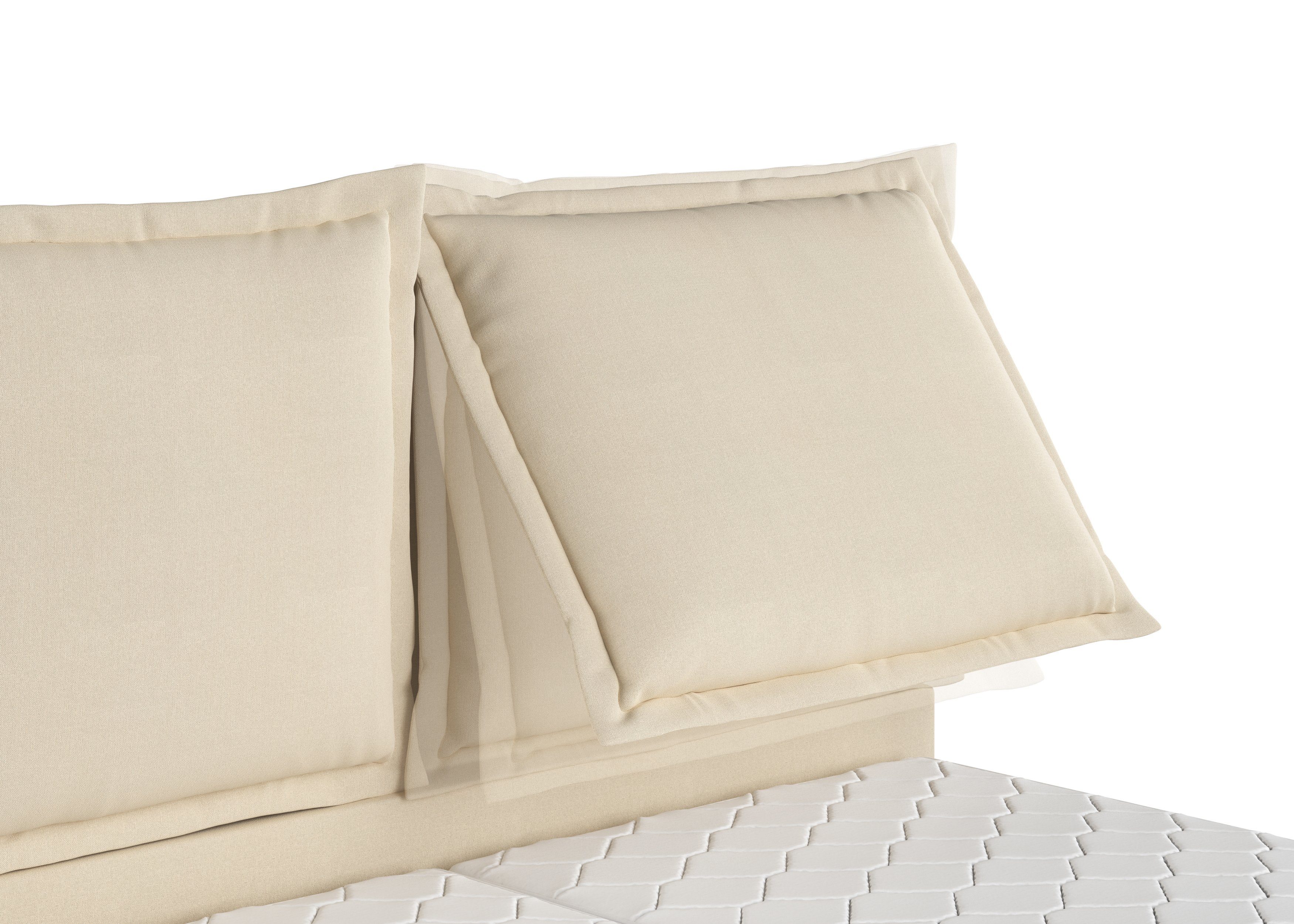 Maintal Gestoffeerd bed Lyara naar keuze zonder matras of kies uit 3 matrassoorten