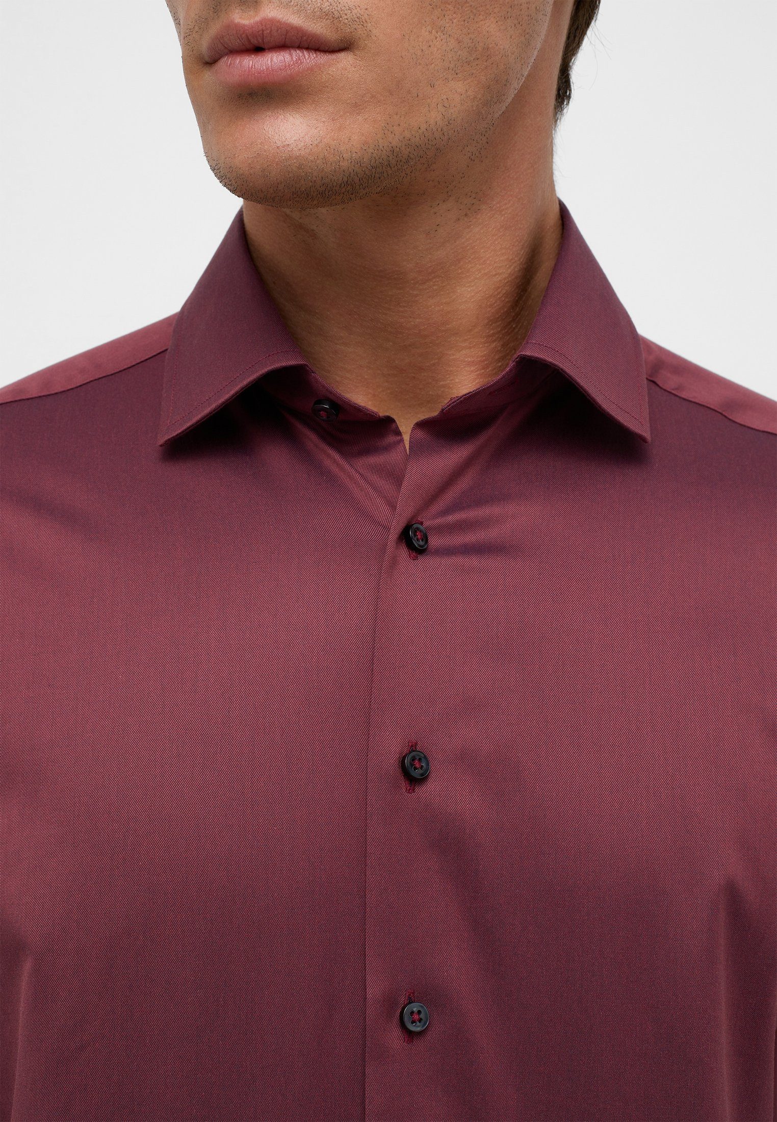 Eterna Overhemd met lange mouwen MODERN FIT NON IRON (strijkvrij)
