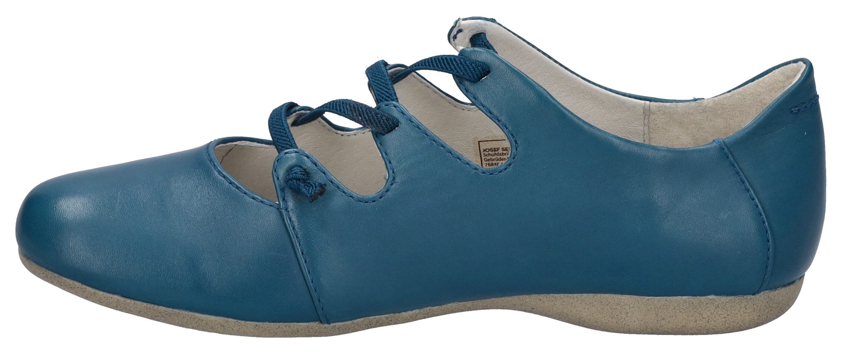 Josef Seibel Ballerina's met riempje Fiona 04 Slippers, sandalen, comfortschoenen met verfijnde elastische band